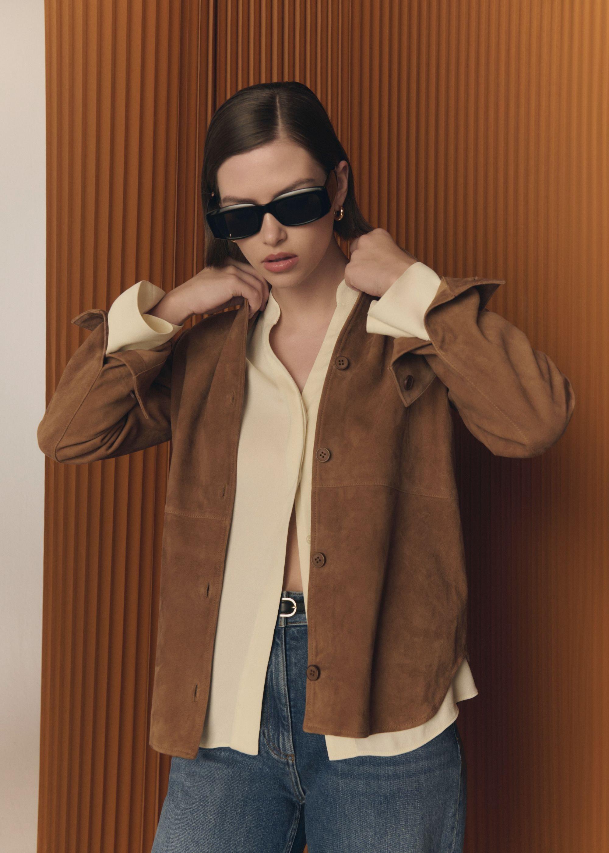 Hever Suede Shirt, , hi-res