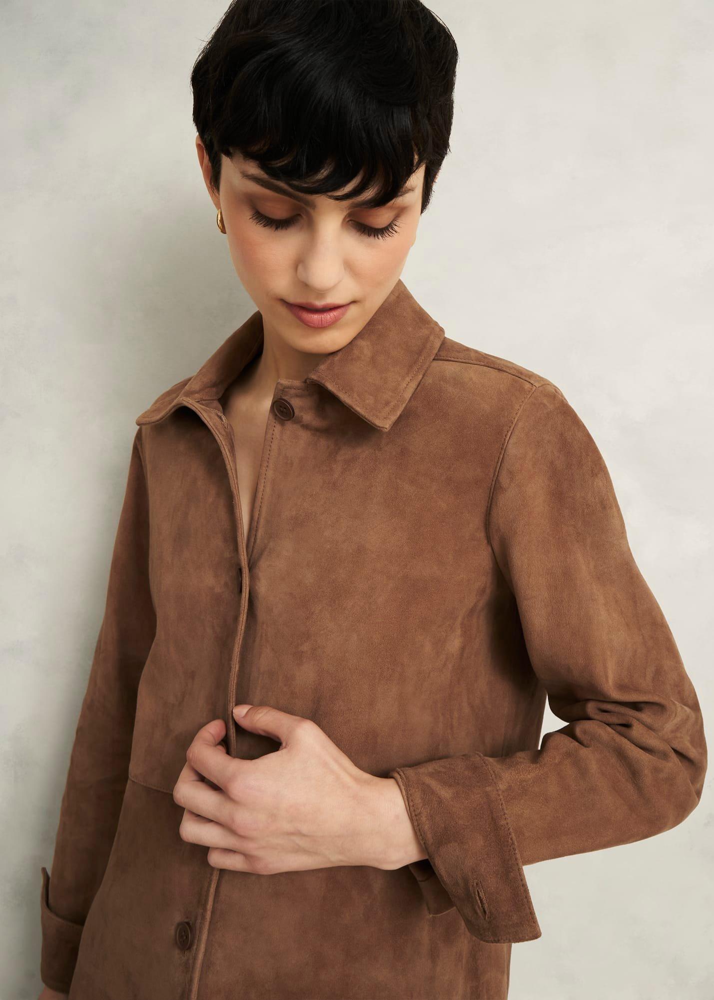 Hever Suede Shirt, , hi-res