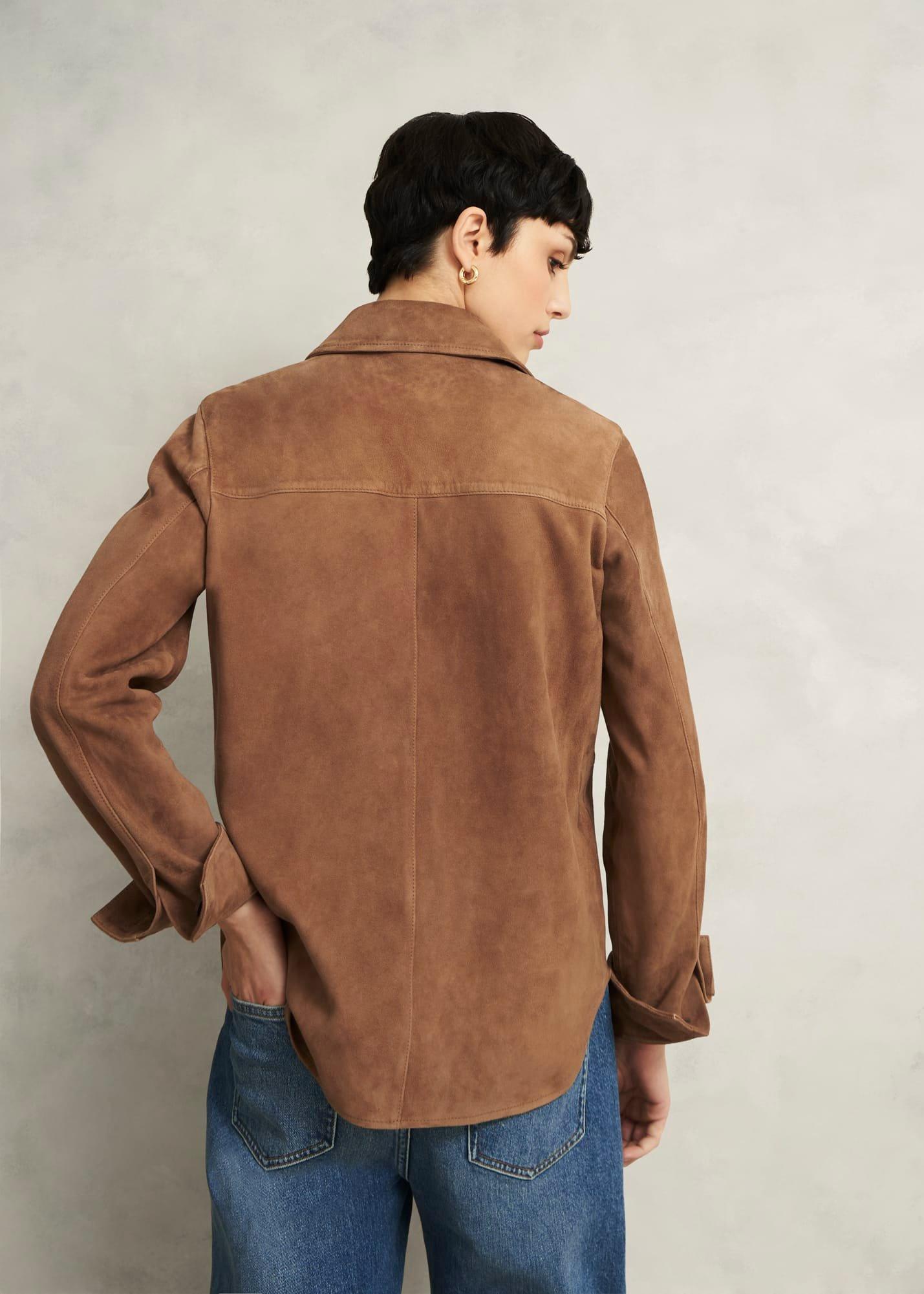 Hever Suede Shirt, , hi-res