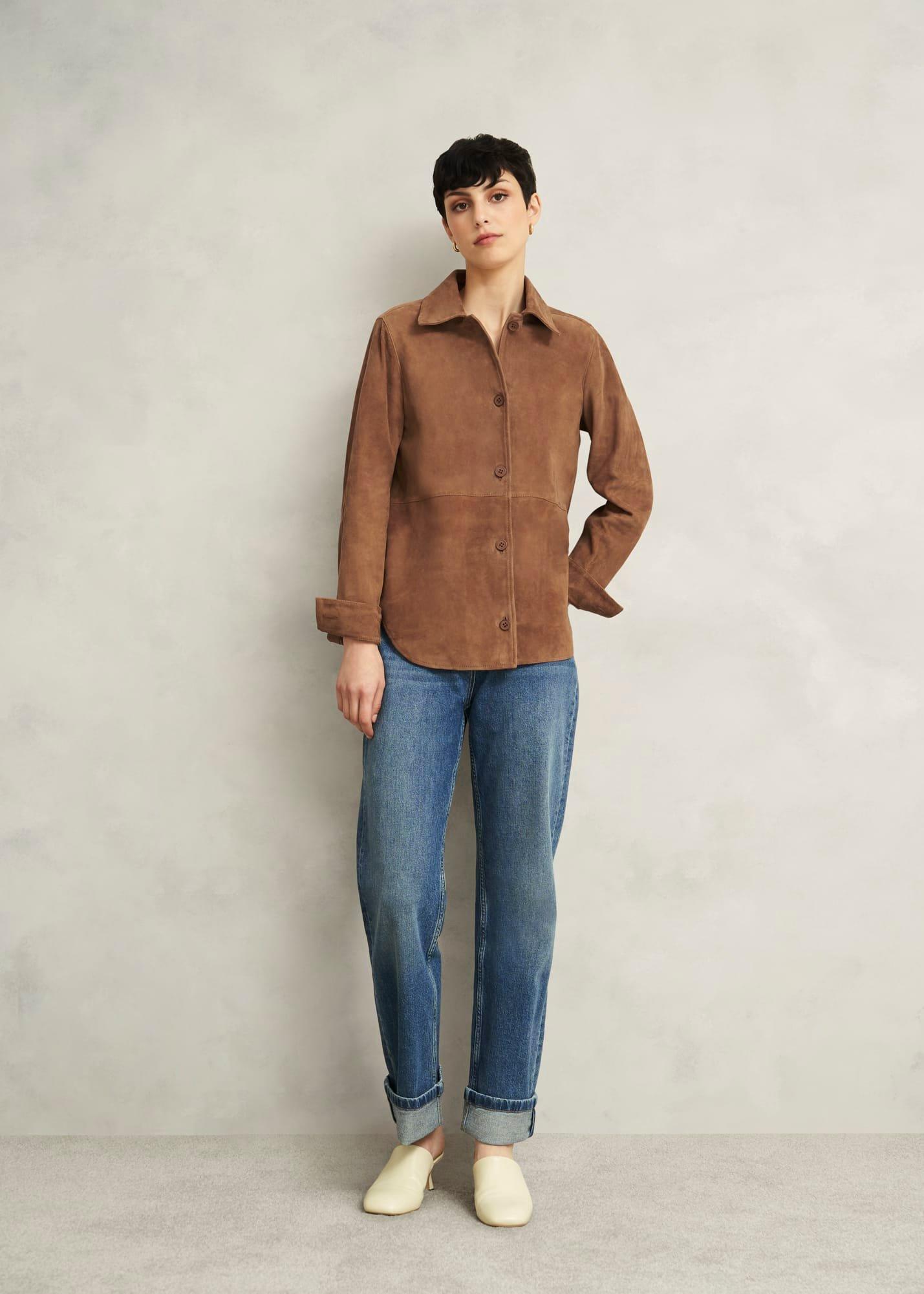 Hever Suede Shirt, , hi-res