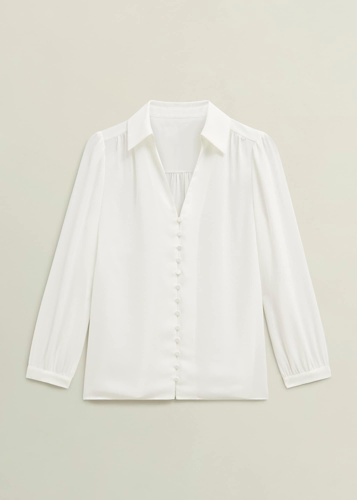 Madison Blouse, Ivory, hi-res
