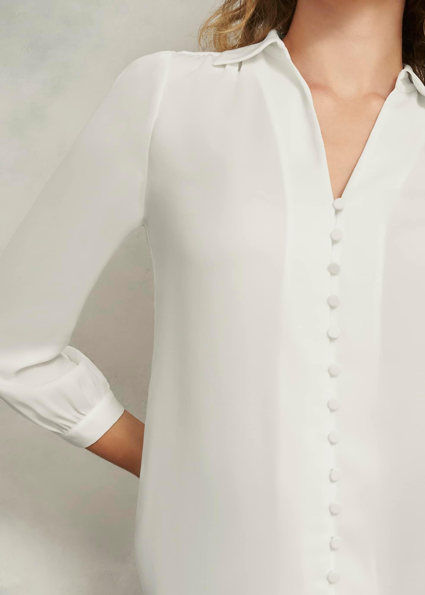 Madison Blouse, Ivory, hi-res