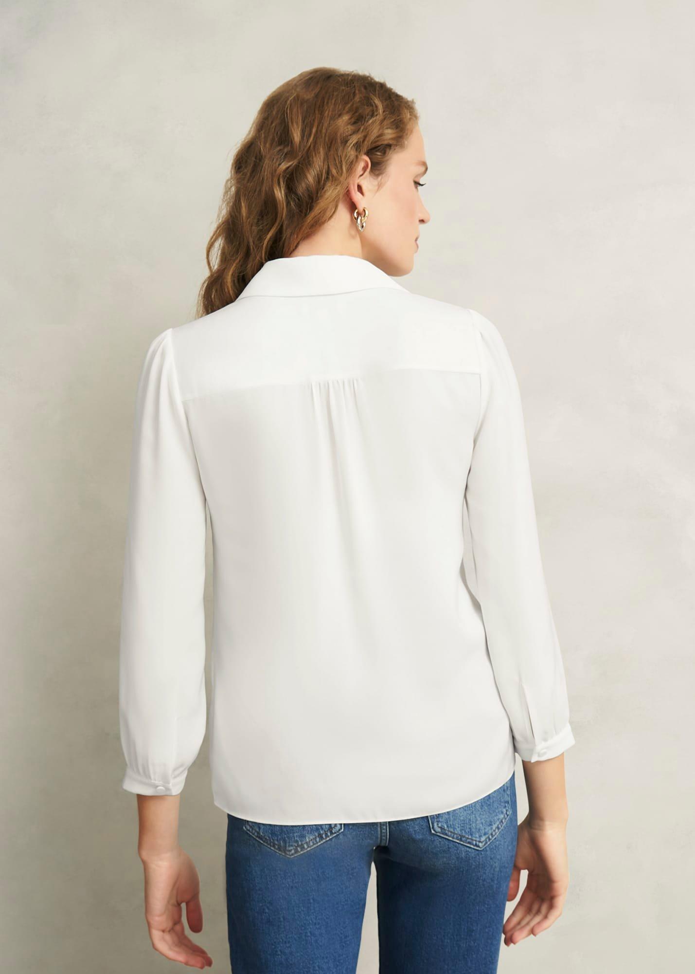 Madison Blouse, Ivory, hi-res