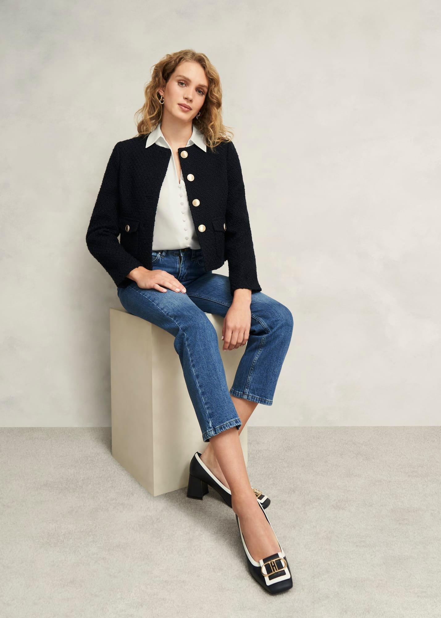 Madison Blouse, Ivory, hi-res