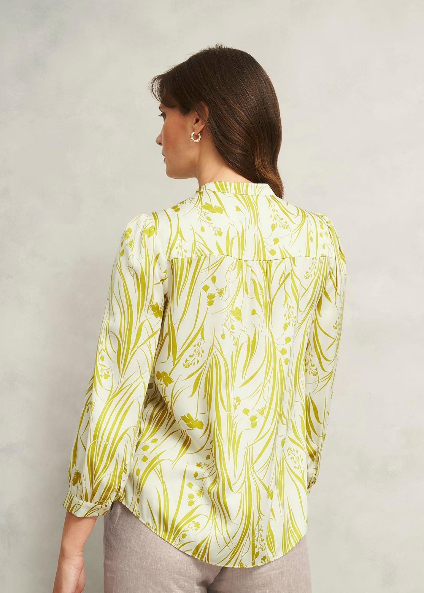 Angelique Blouse, Green Ivory, hi-res