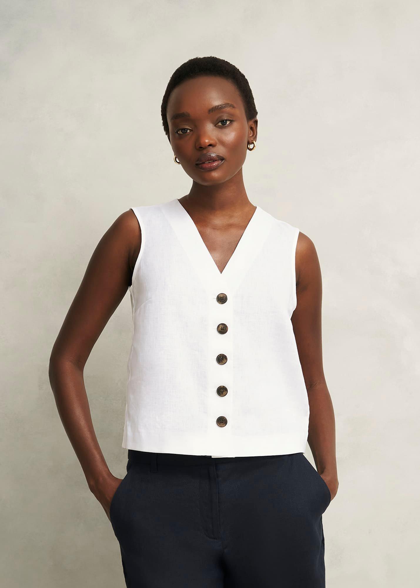 Kaylee Linen Top
