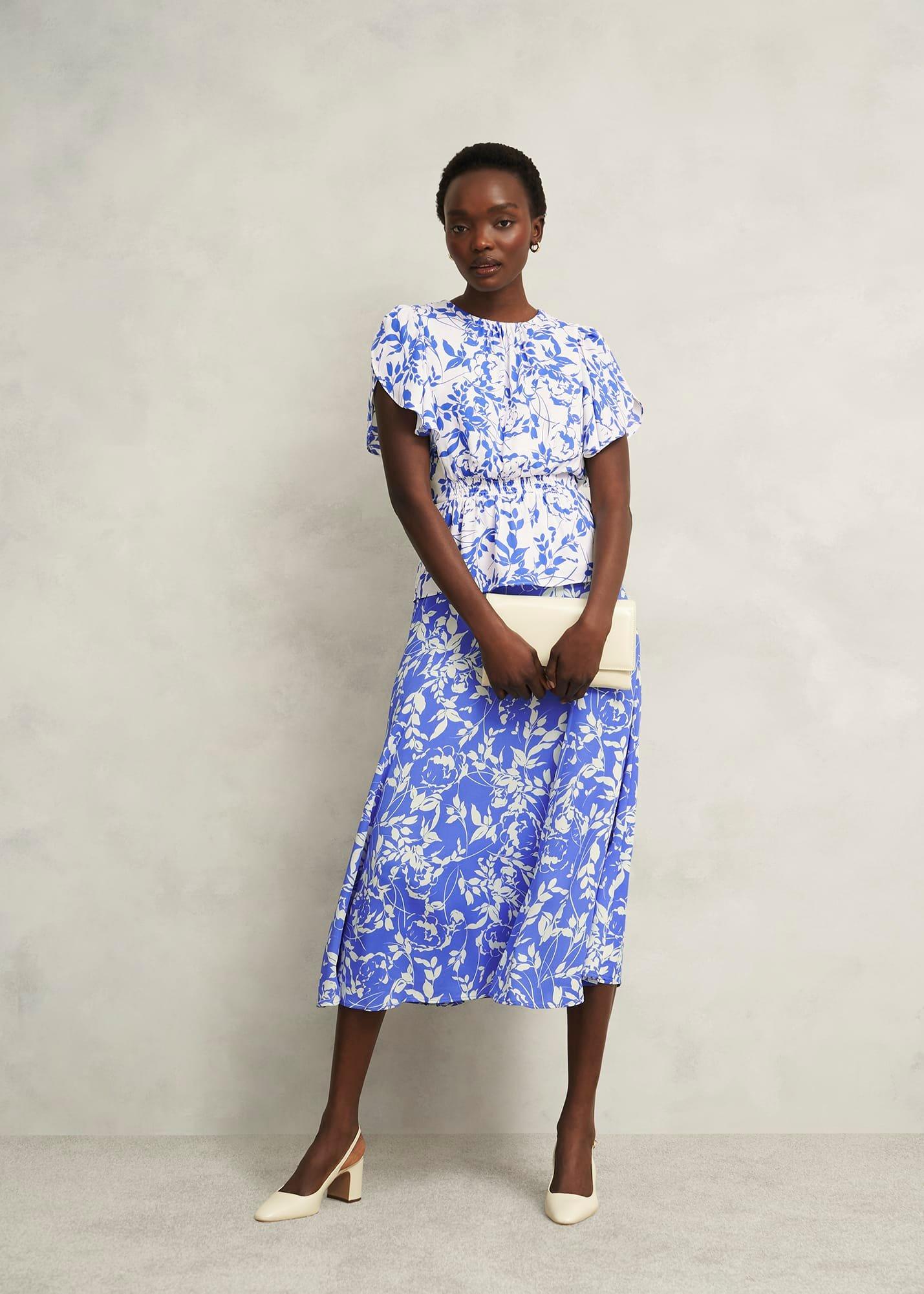 Bianca Top, Cream Blue, hi-res