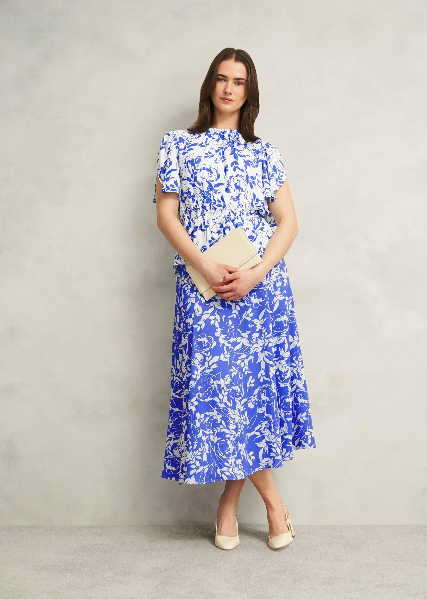 Bianca Top, Cream Blue, hi-res