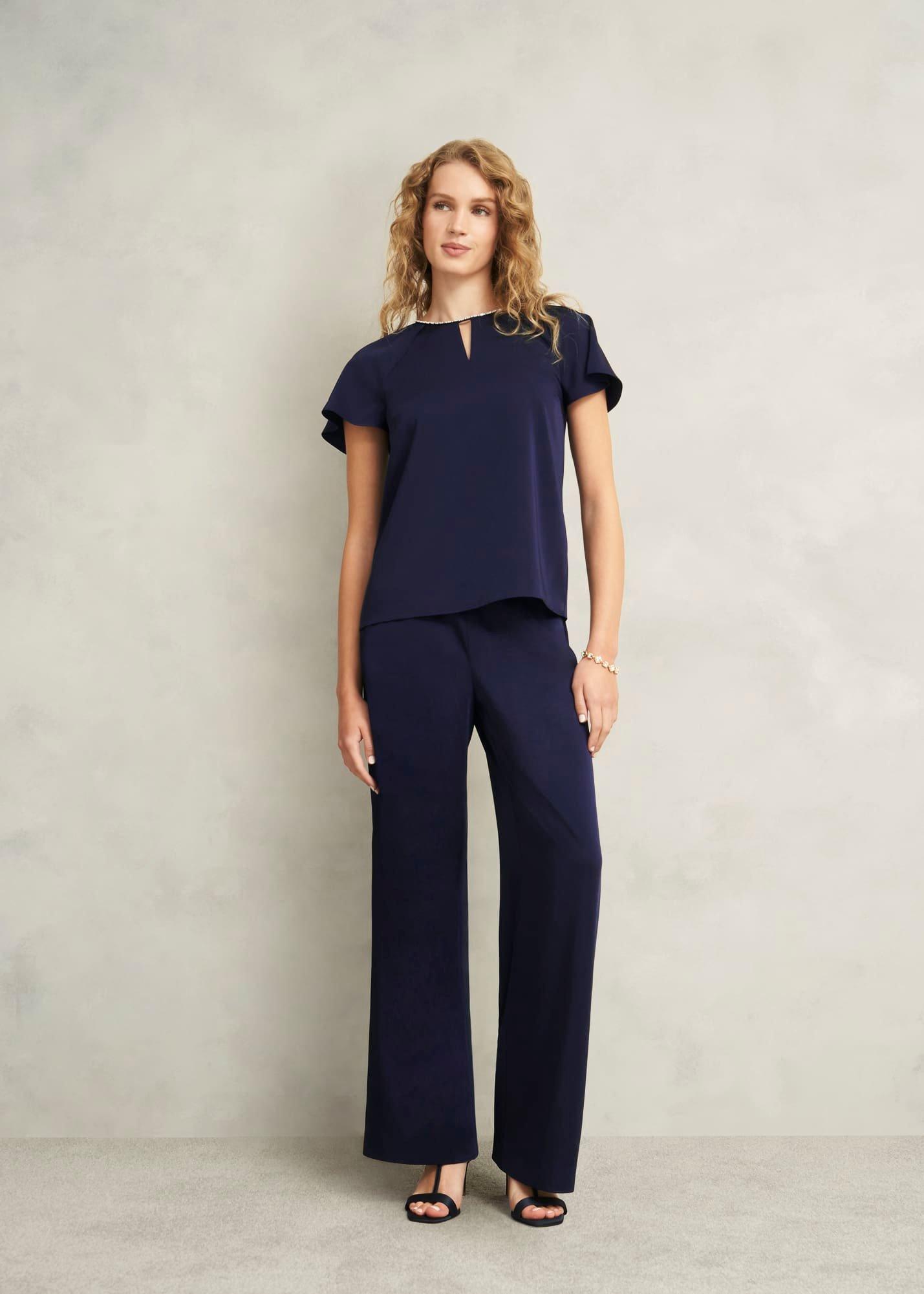 Lulu Embellished Top, Midnight, hi-res