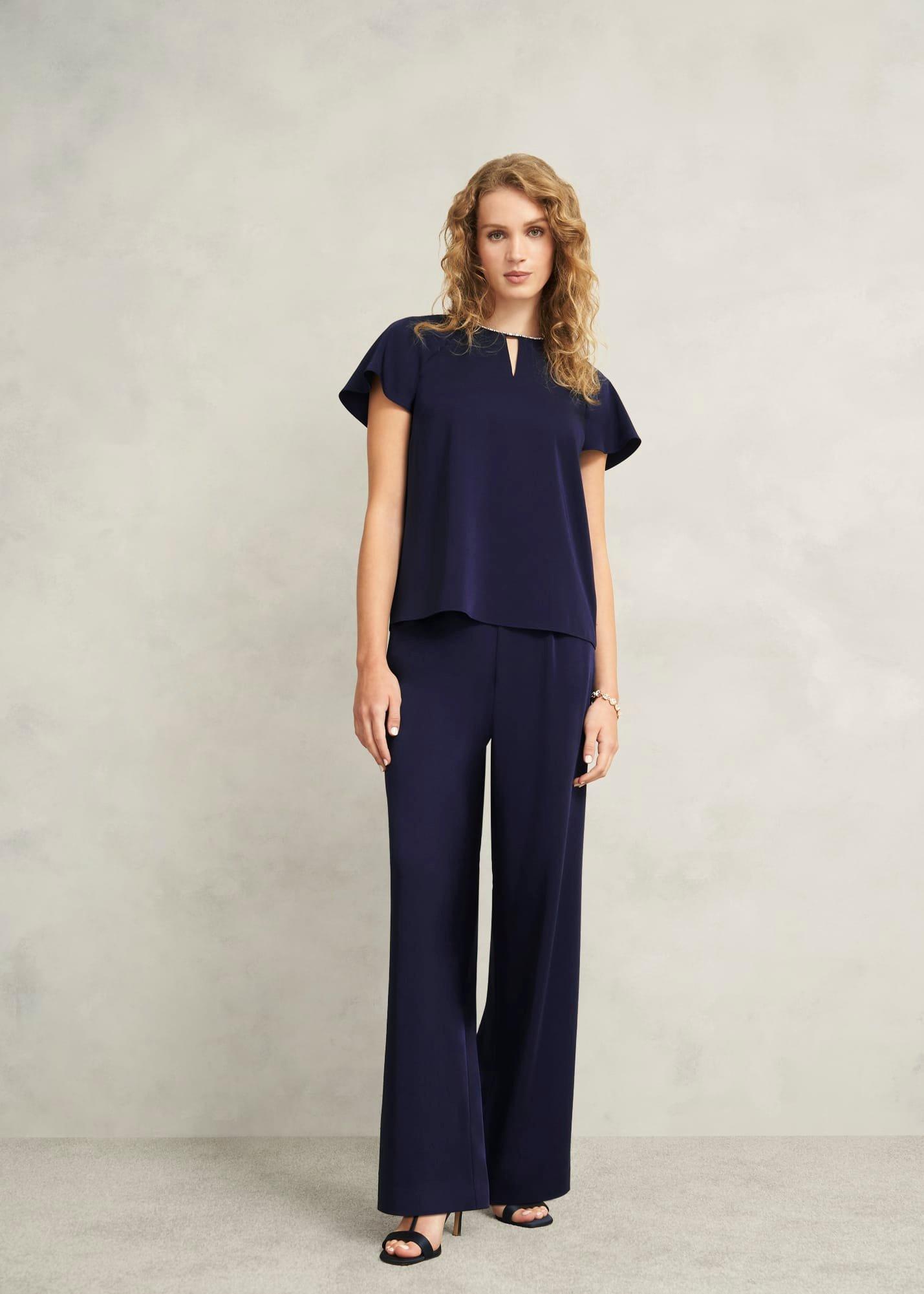 Lulu Embellished Top, Midnight, hi-res