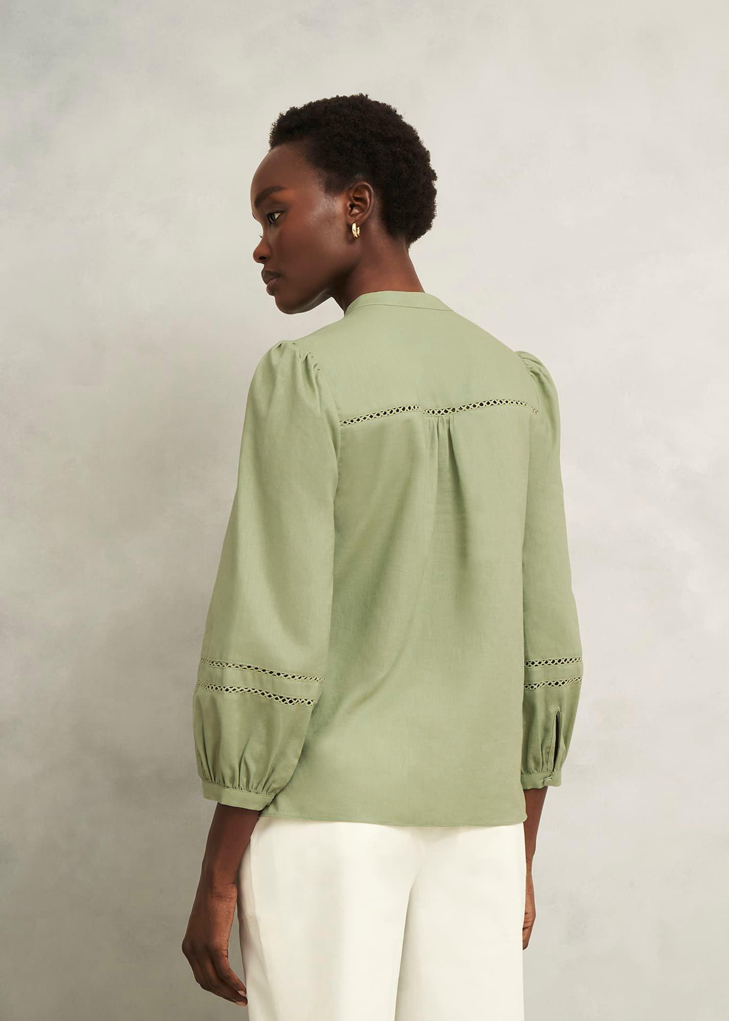 Emberlynn Blouse, Pale Sage, hi-res