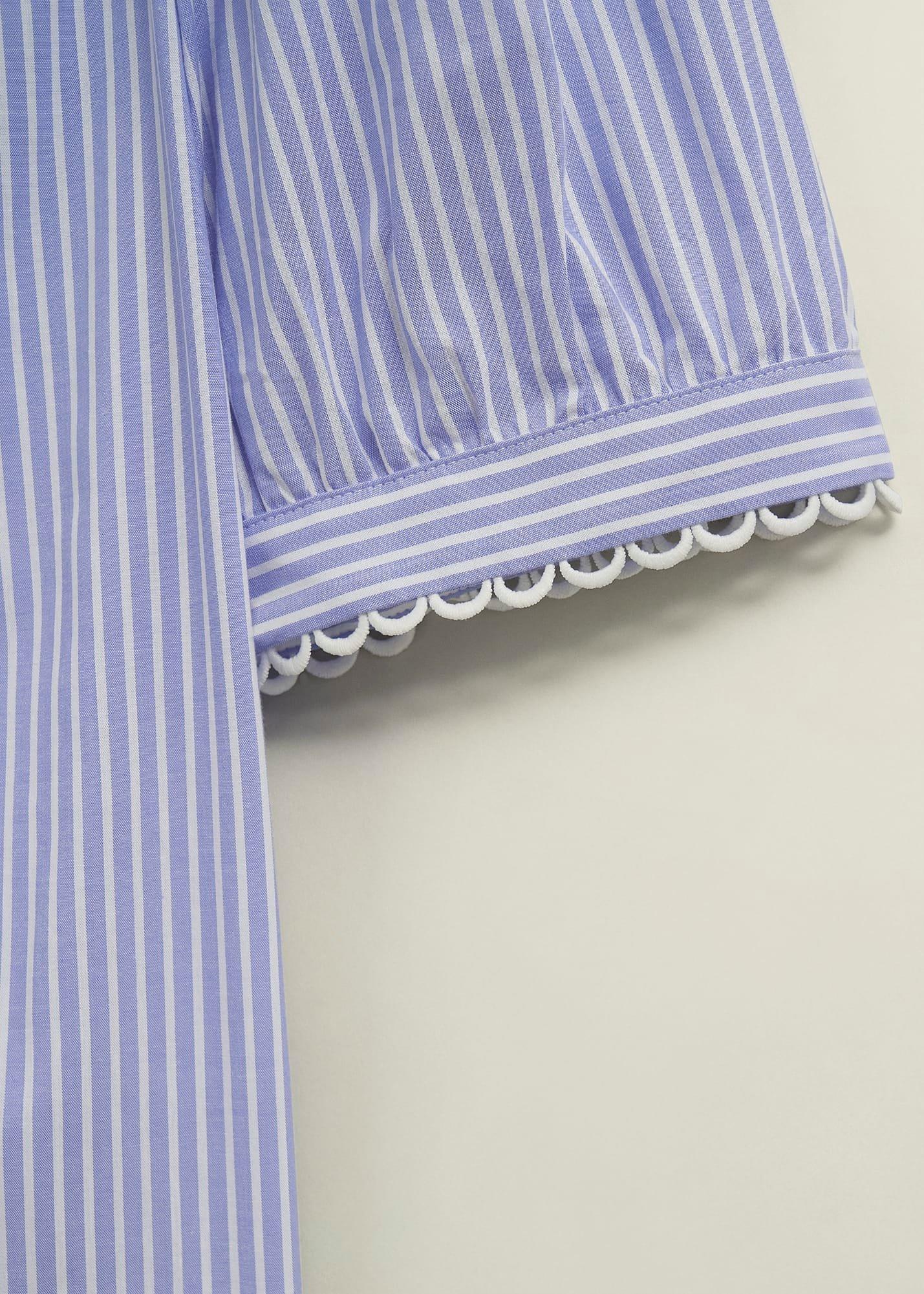 Charley Blouse, Blue Ivory, hi-res