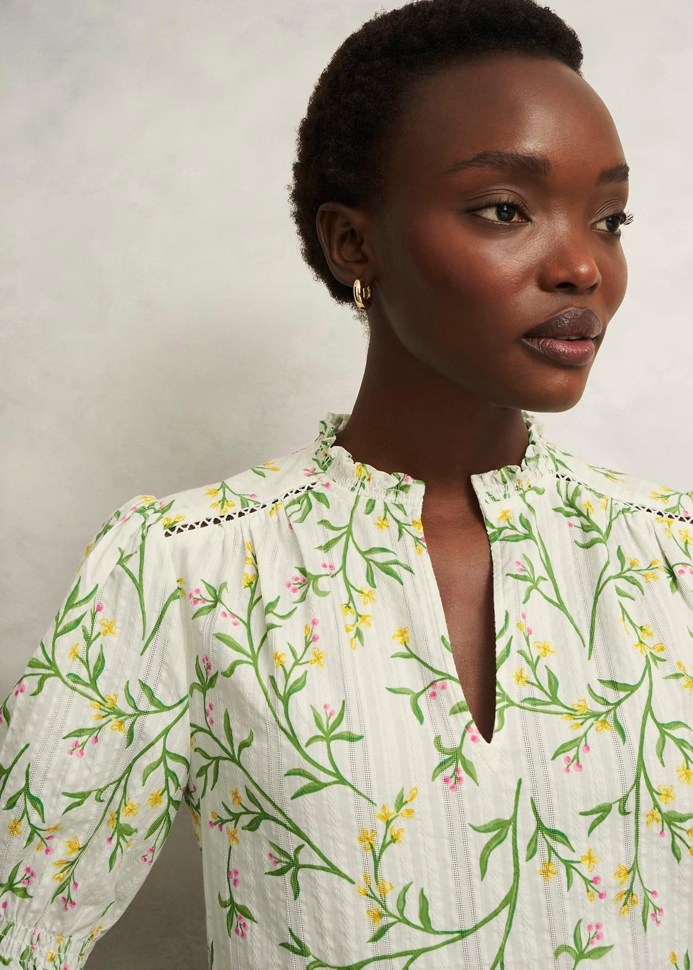 Marianna Blouse, Ivory Multi, hi-res