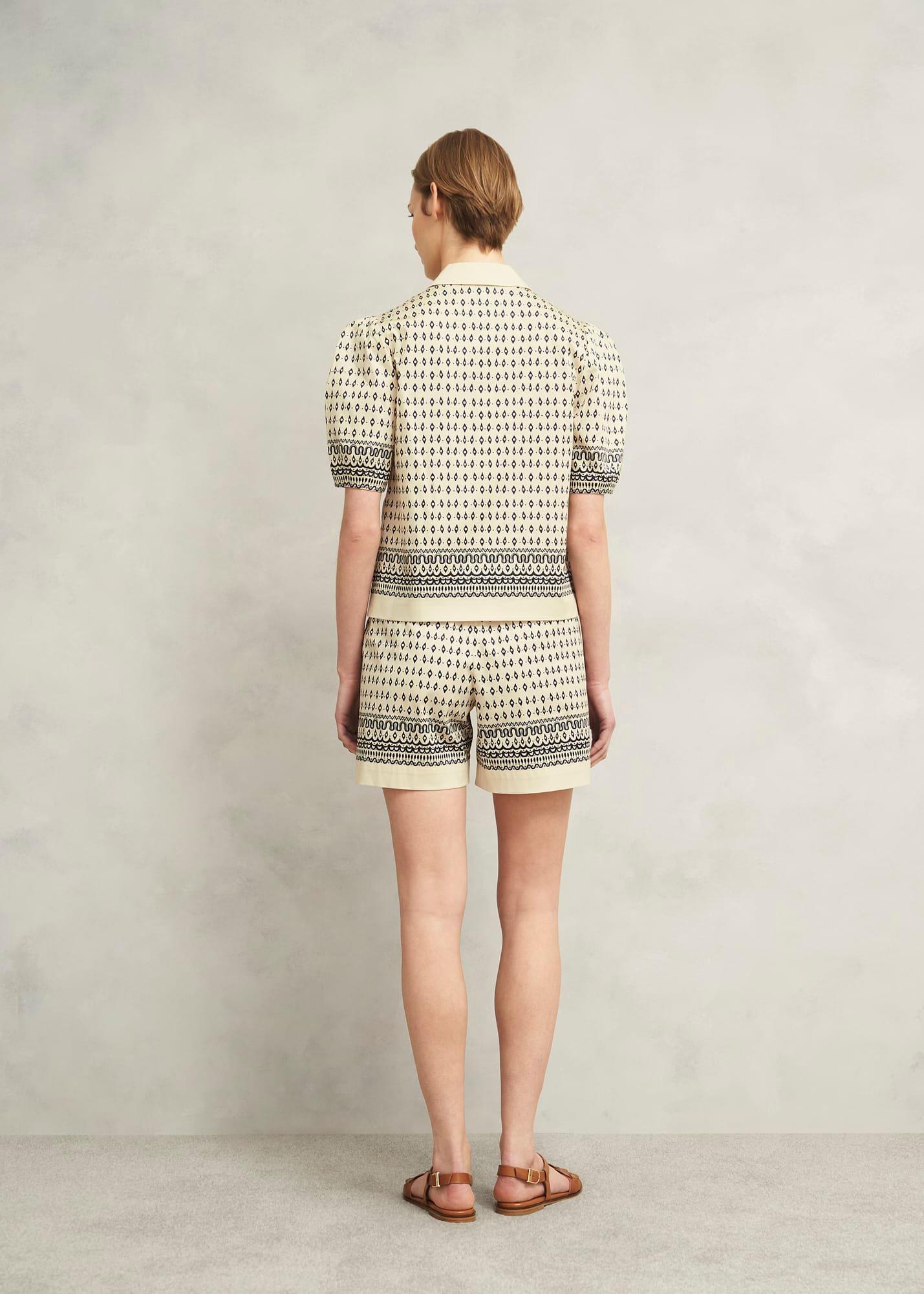 Suri Shirt, Cream Navy, hi-res