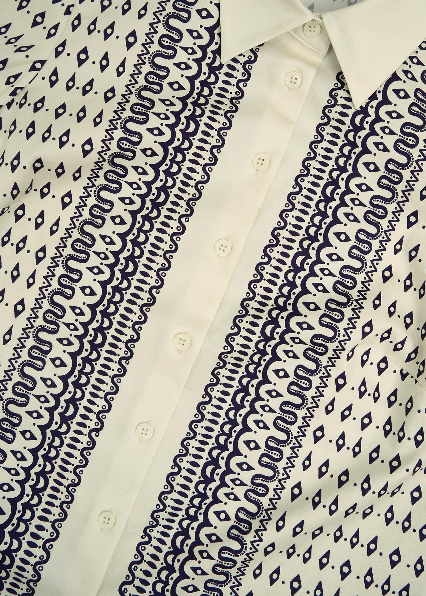Suri Shirt, Cream Navy, hi-res