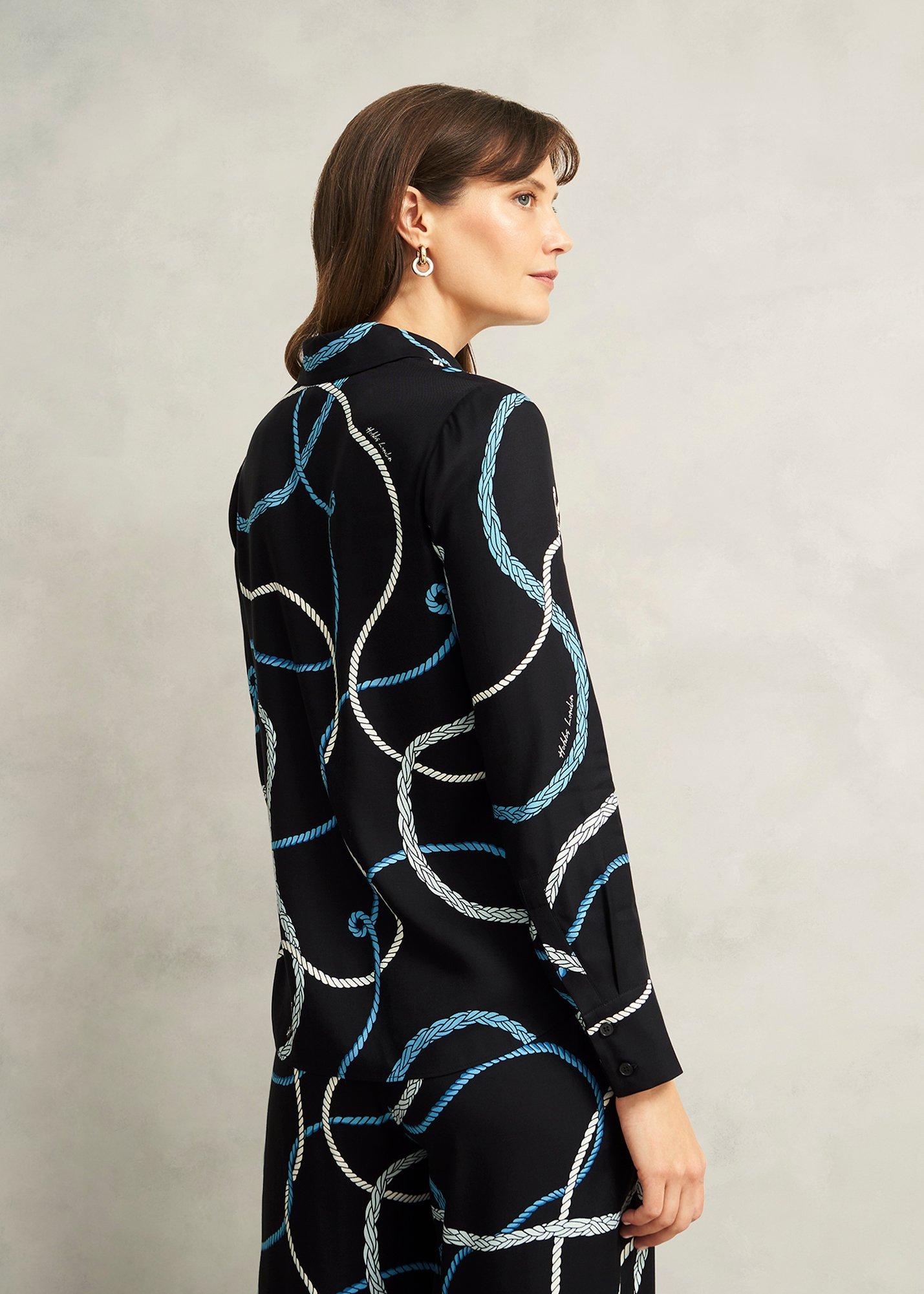 Raya Shirt, Navy Multi, hi-res