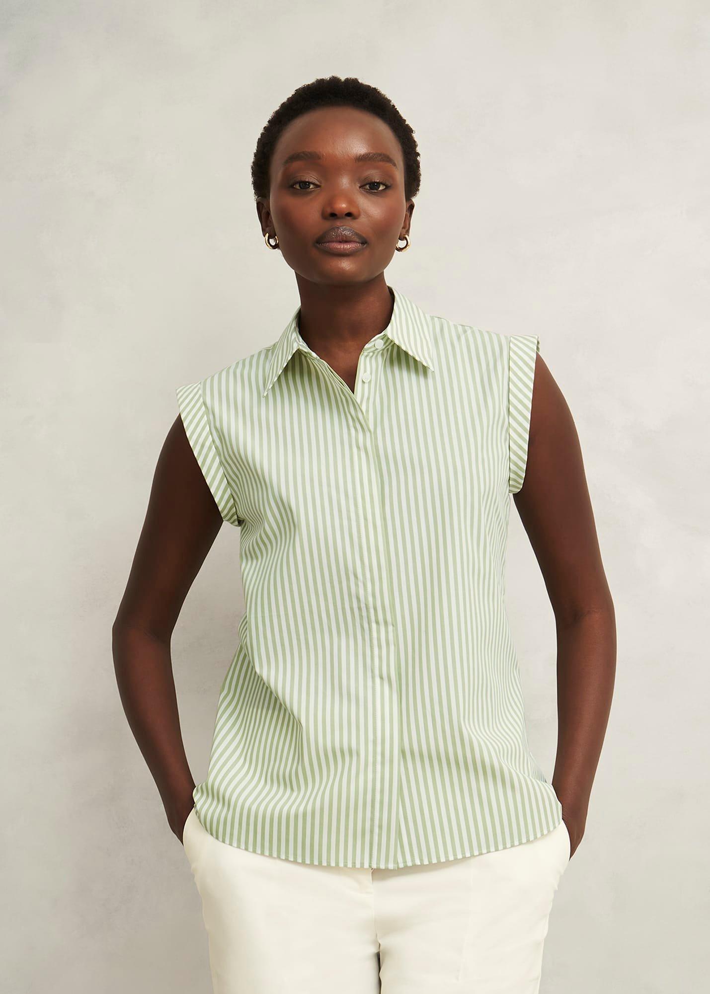 Melanie Shirt, Sage White, hi-res