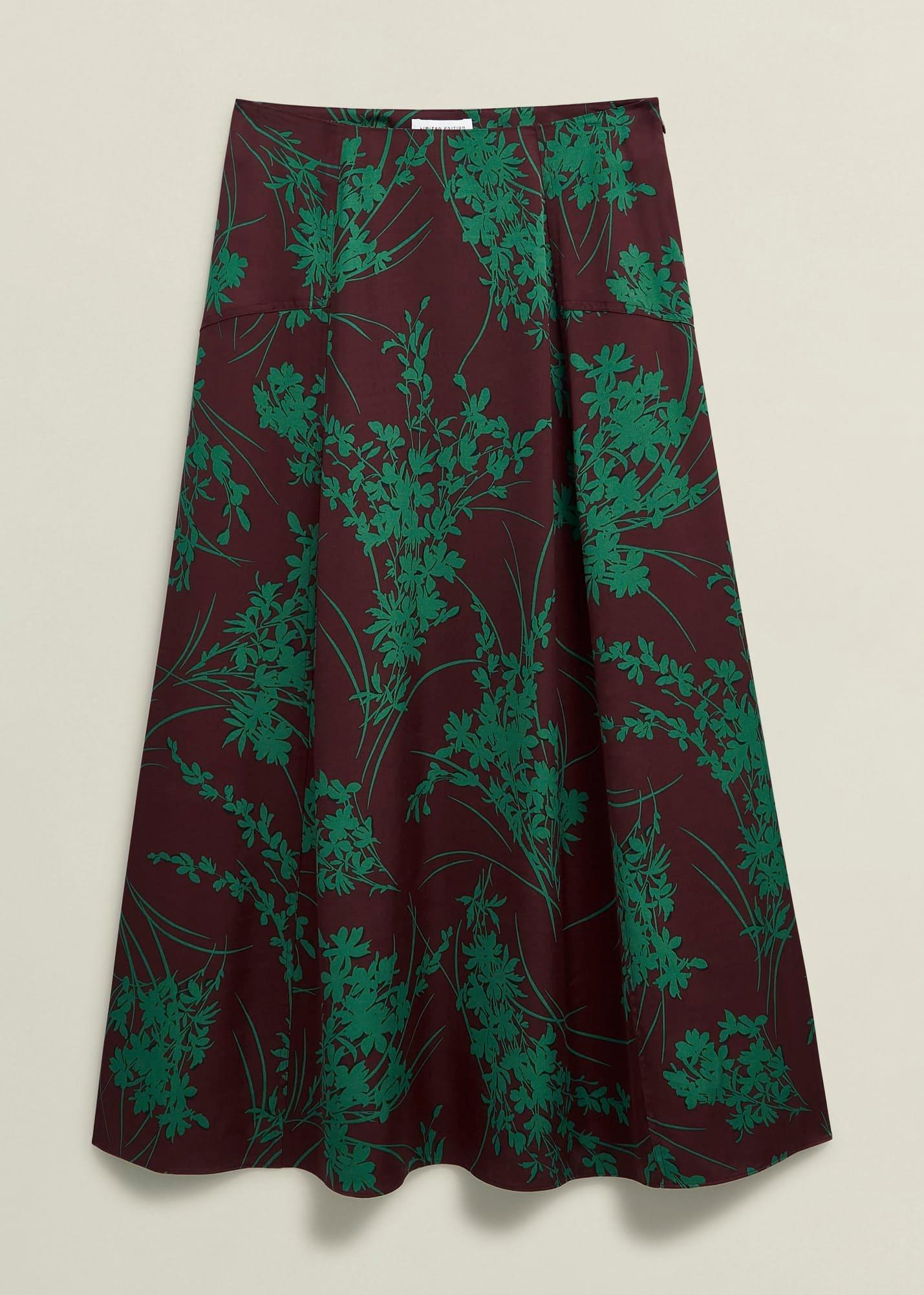 Grasmere Skirt, Brown Green, hi-res