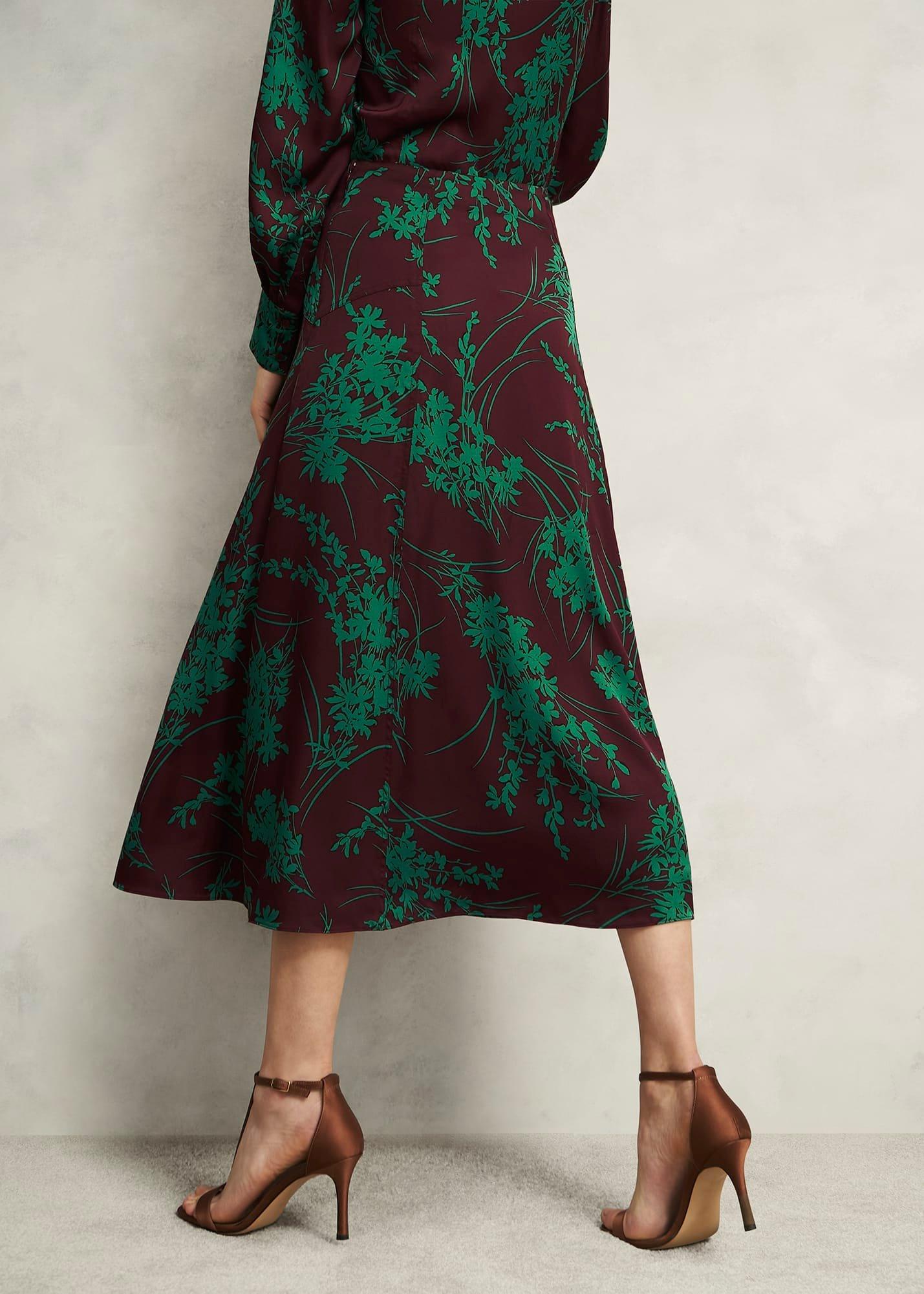 Grasmere Skirt, Brown Green, hi-res