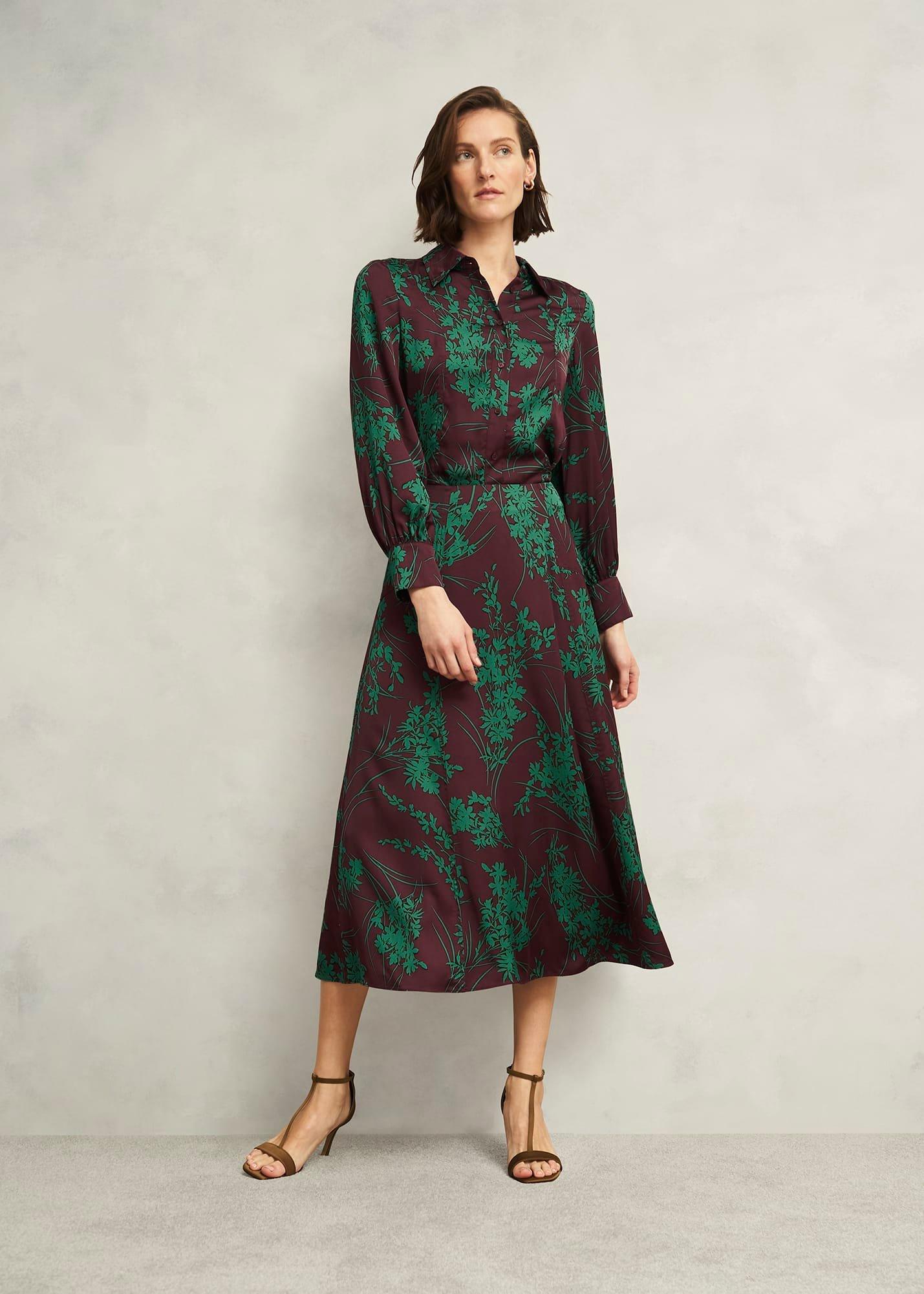 Grasmere Skirt, Brown Green, hi-res