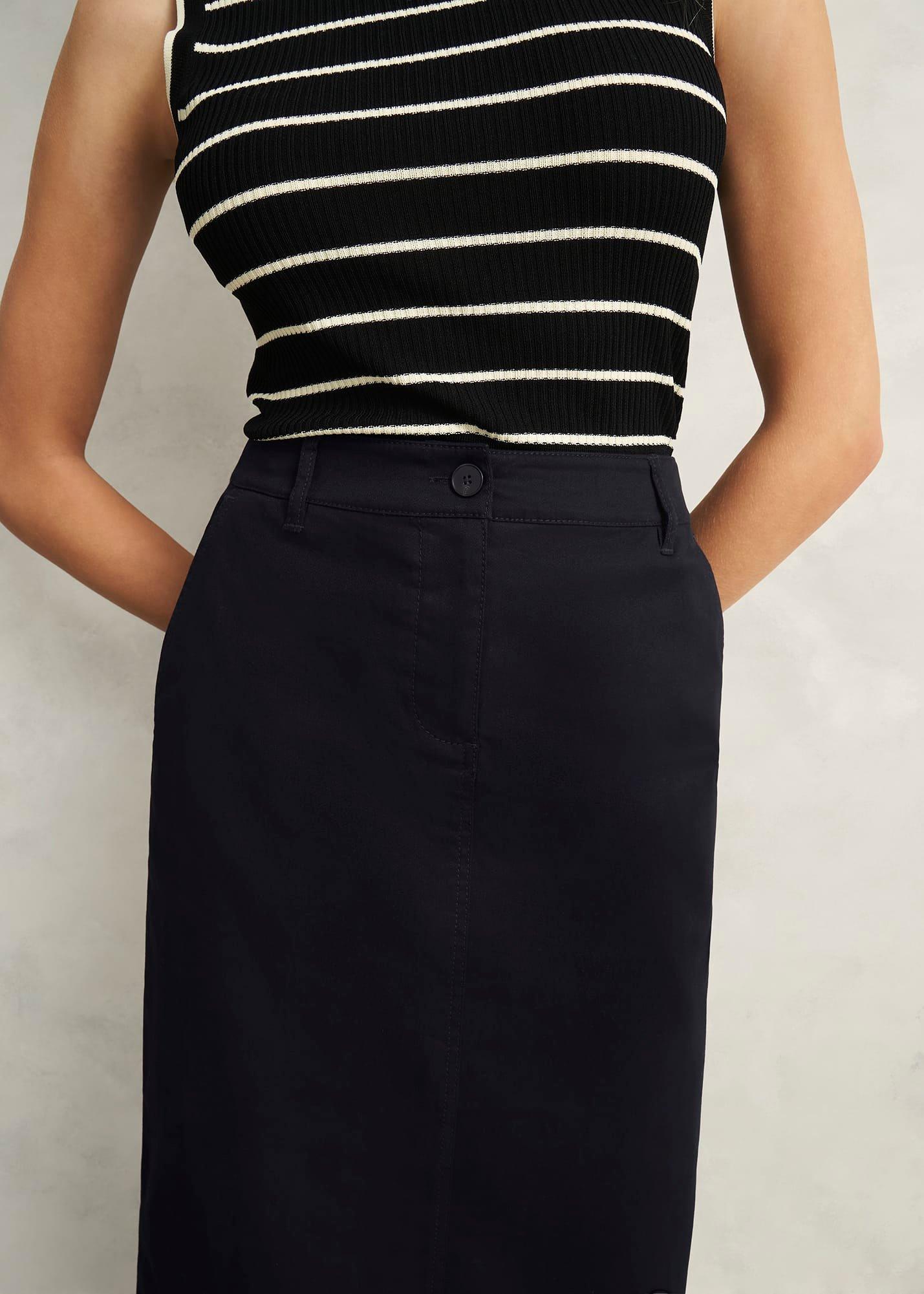 Hana Skirt, Hobbs Navy, hi-res