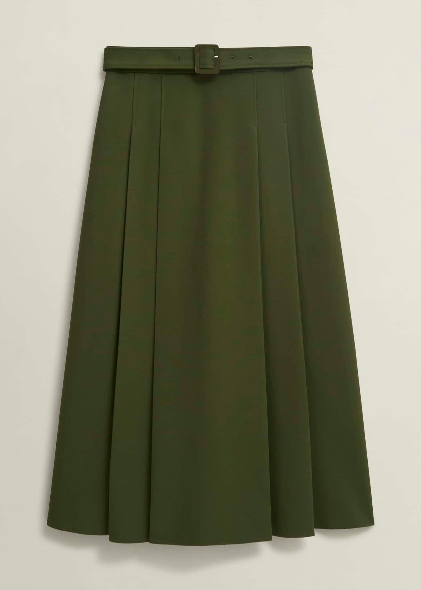 Jacqui Skirt, Dark Fern Green, hi-res