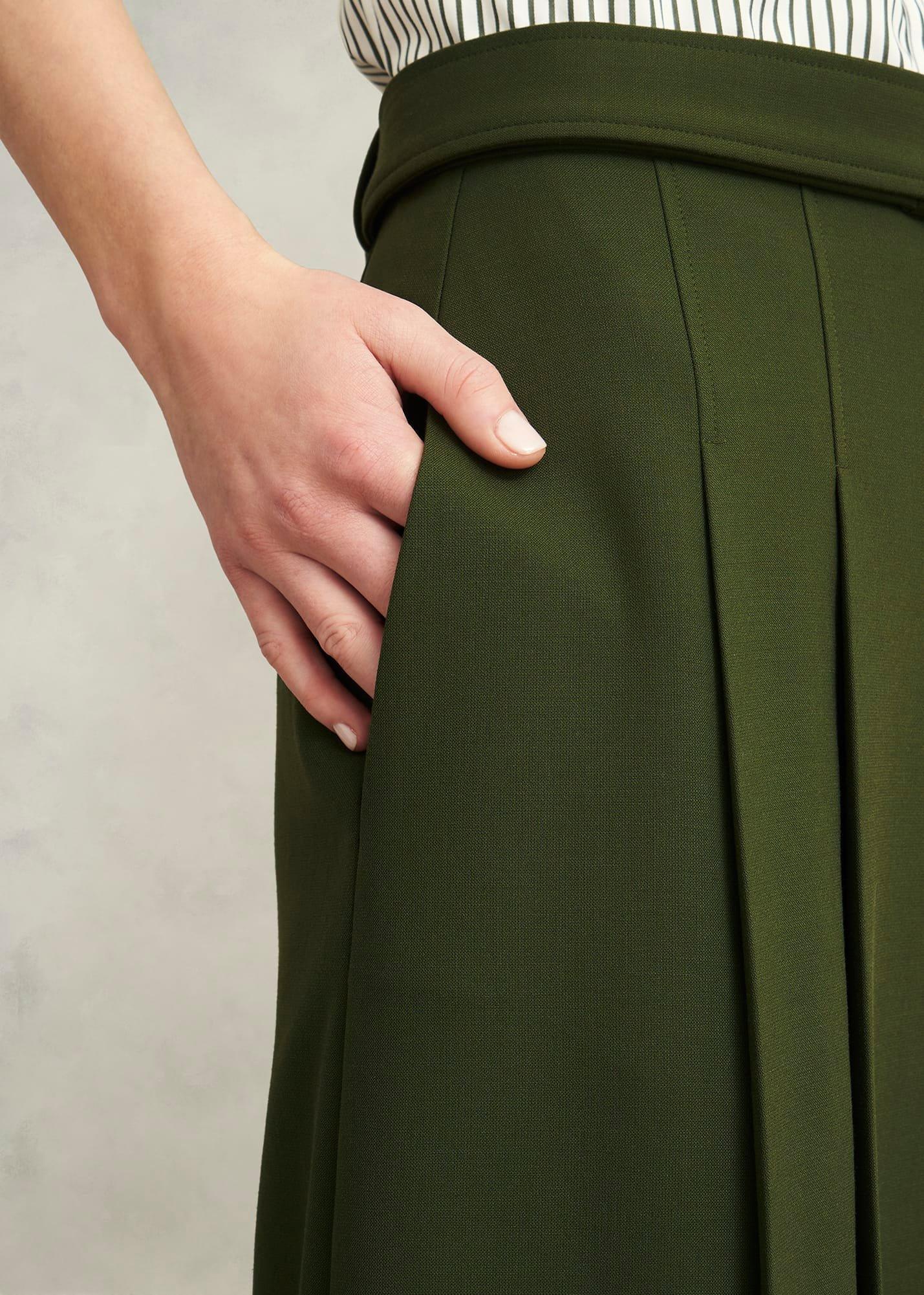 Jacqui Skirt, Dark Fern Green, hi-res