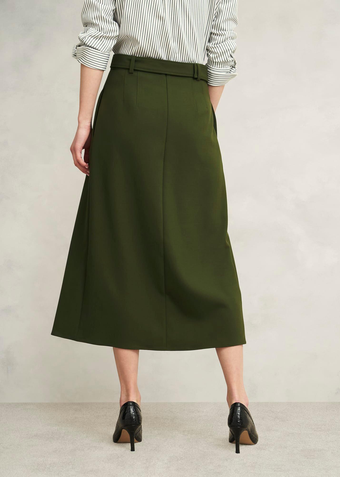 Jacqui Skirt, Dark Fern Green, hi-res