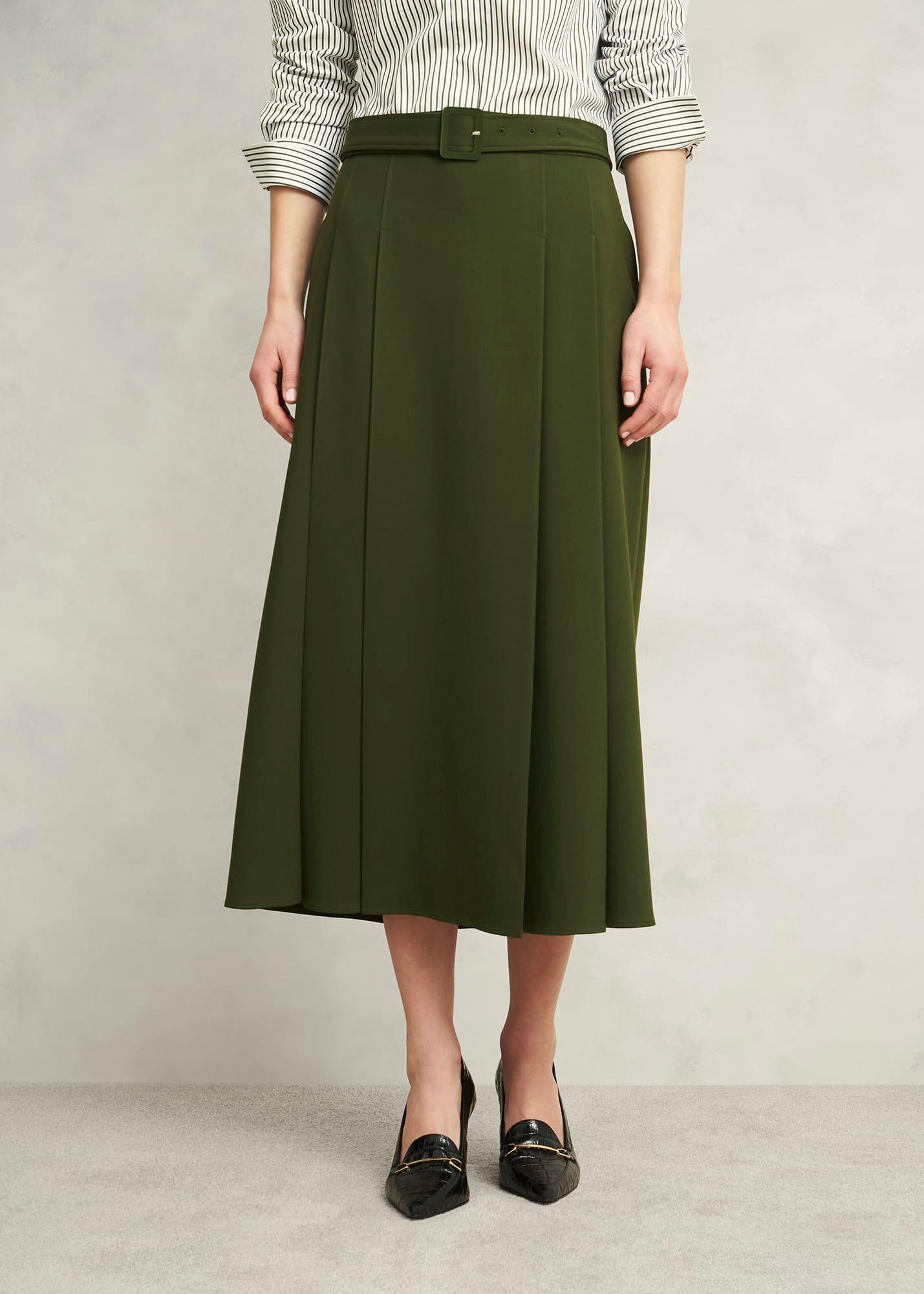 Jacqui Skirt, Dark Fern Green, hi-res