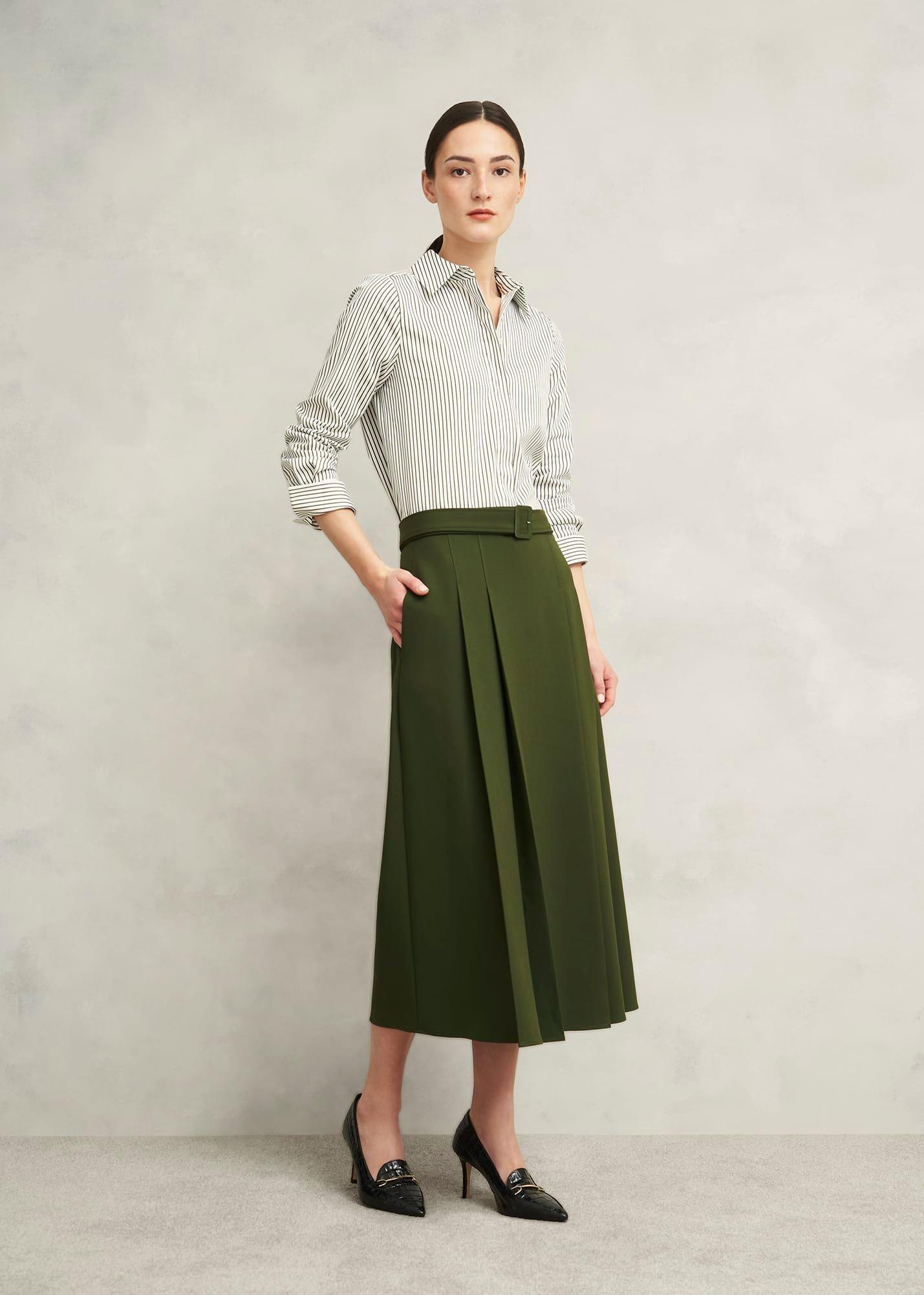 Jacqui Skirt, Dark Fern Green, hi-res