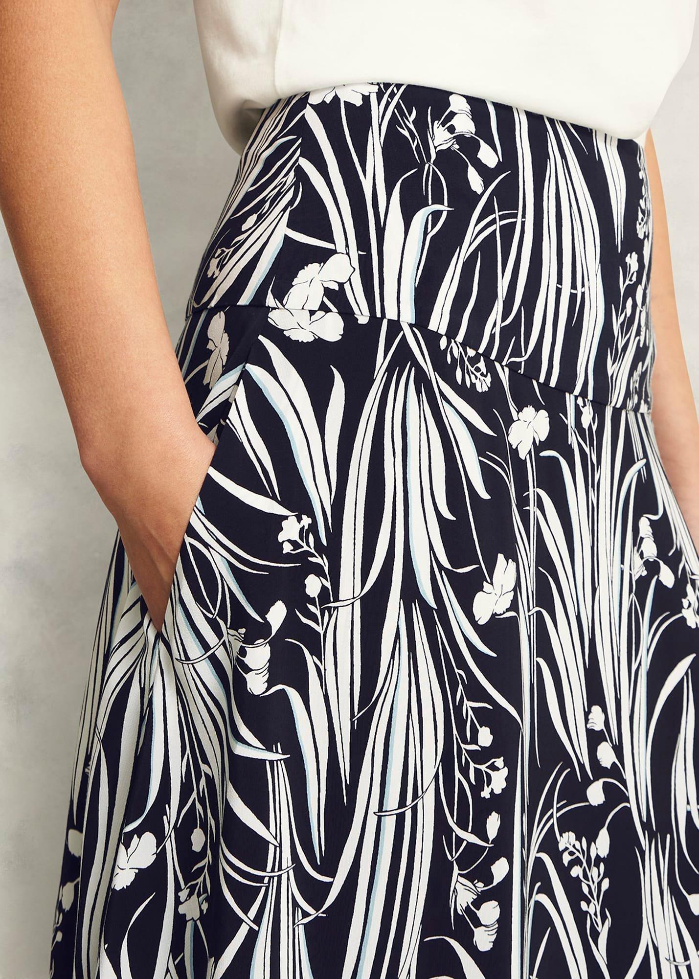 Noemi Skirt, Navy Ivory, hi-res