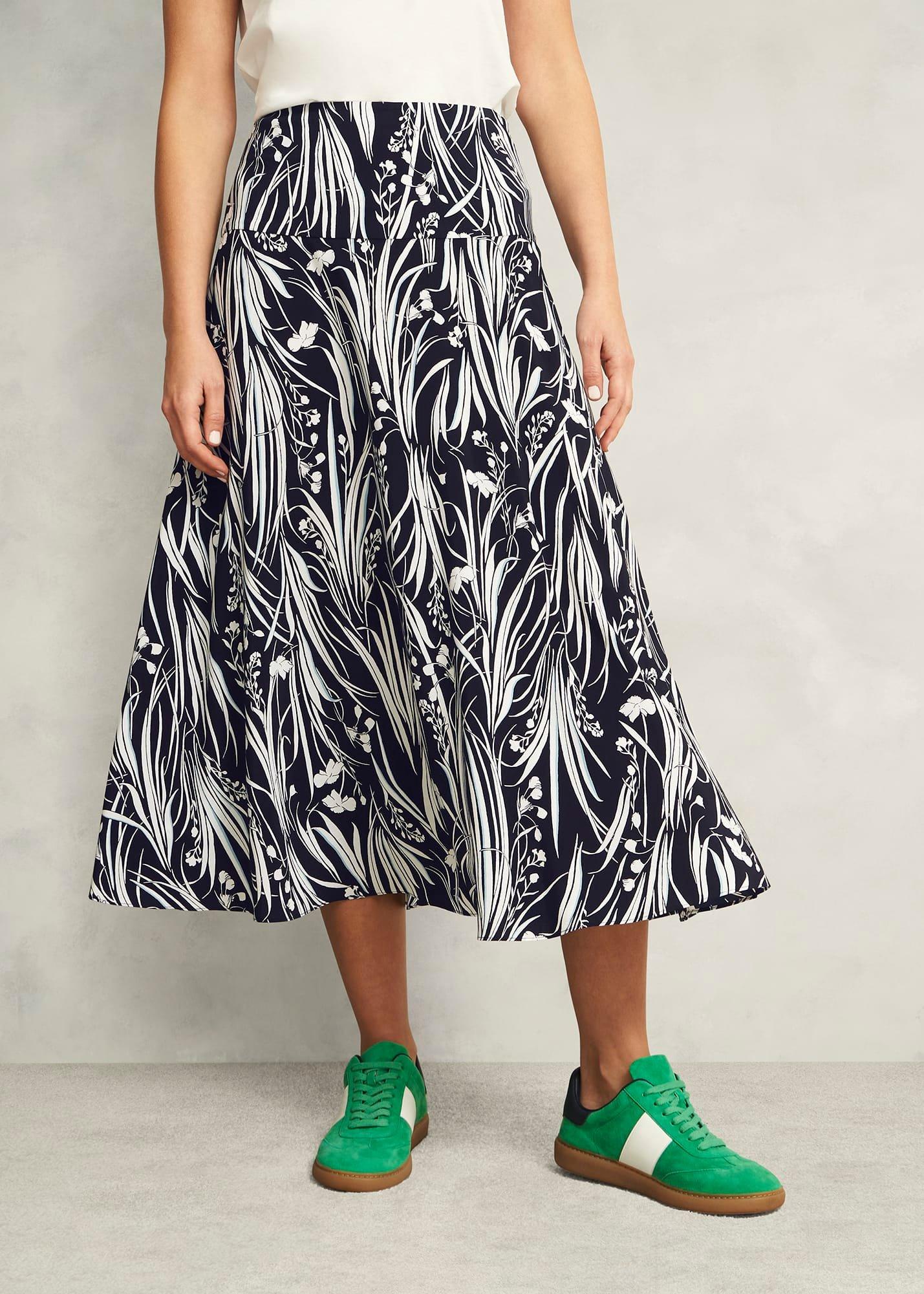 Noemi Skirt, Navy Ivory, hi-res