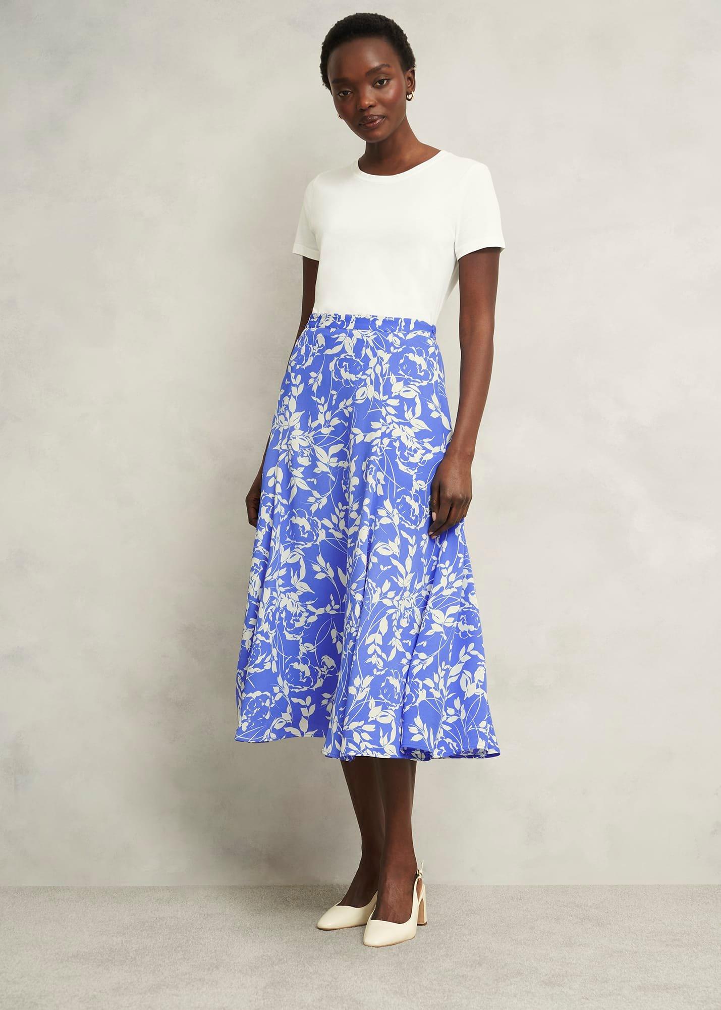 Bianca Skirt, Blue Cream, hi-res