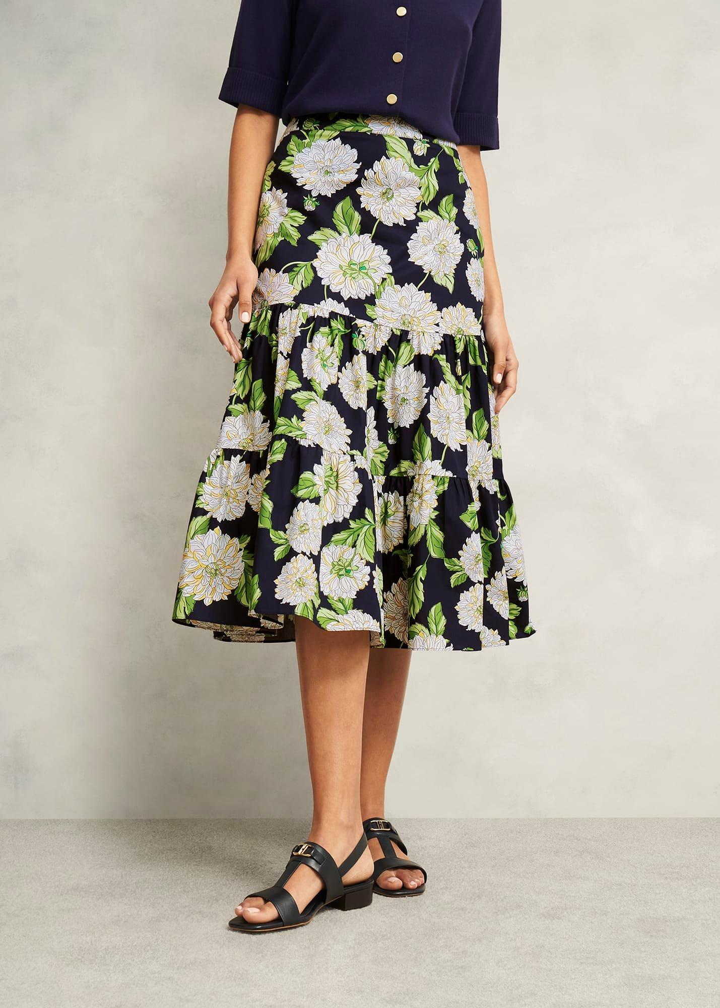 Dorothea Skirt, Navy Multi, hi-res