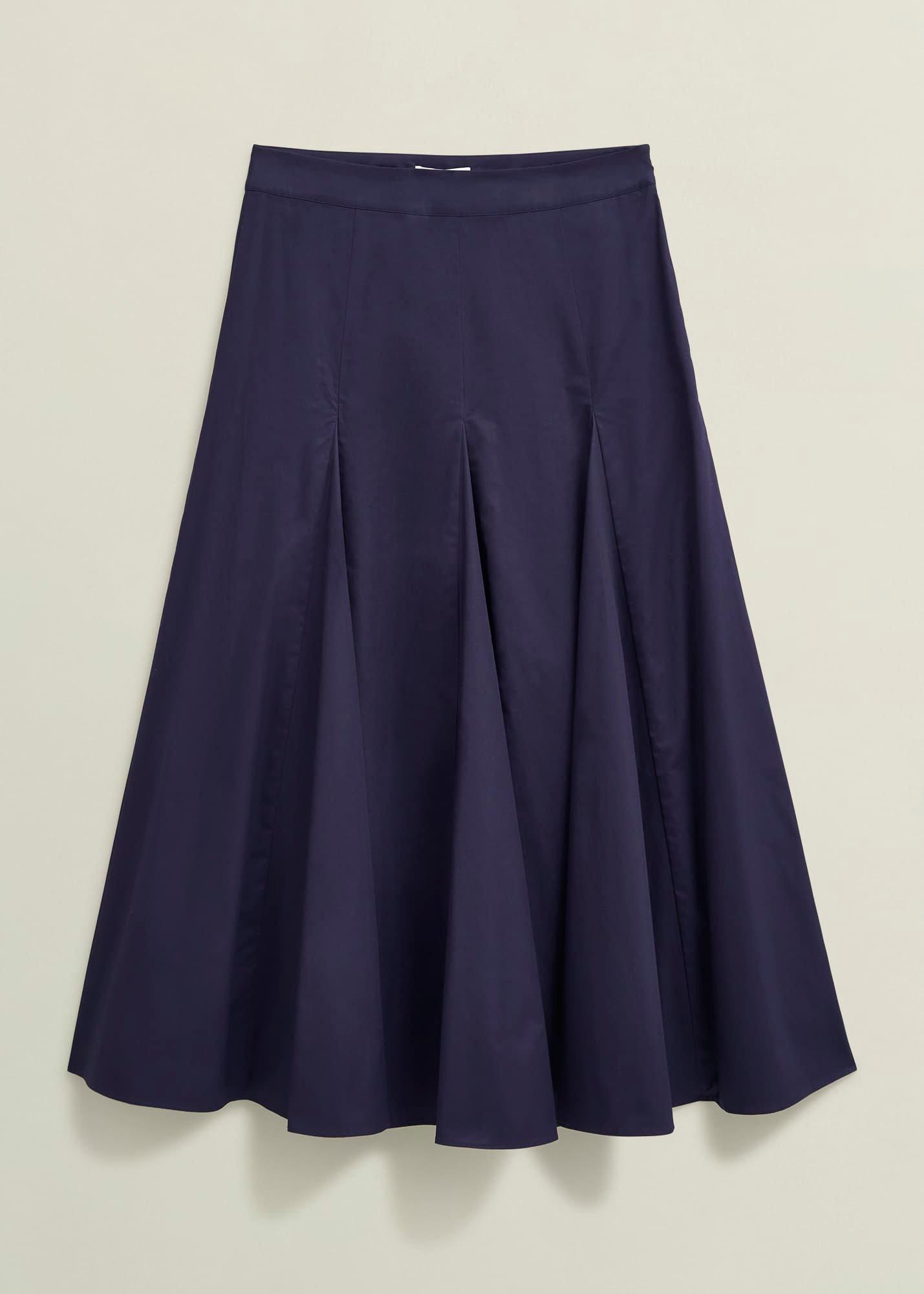 Silvia Skirt, True Navy, hi-res