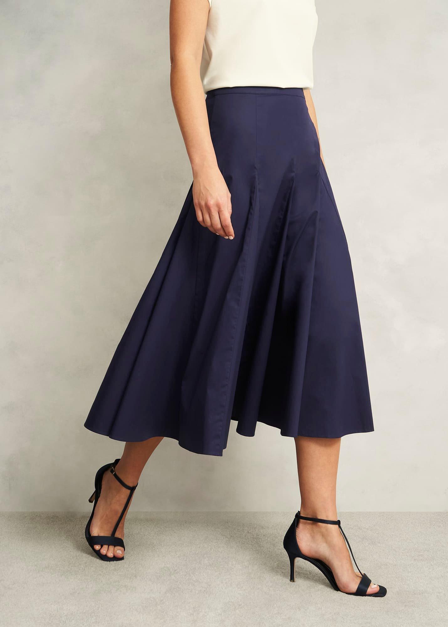 Silvia Skirt, True Navy, hi-res