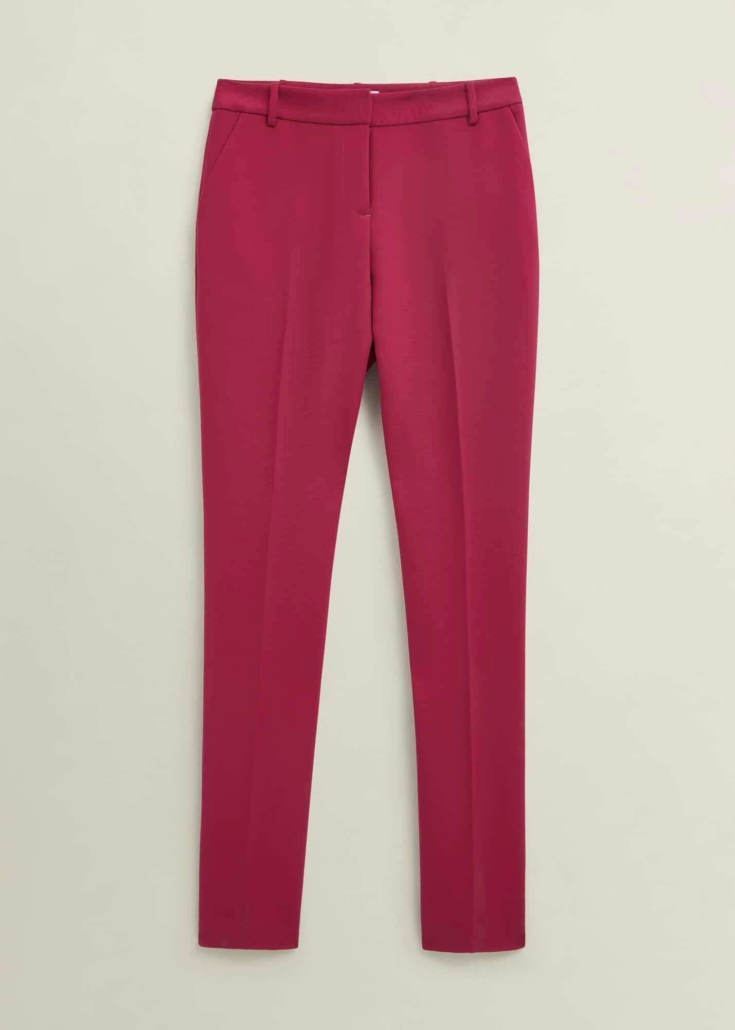 Suki Tapered Trousers, Hot Magenta, hi-res