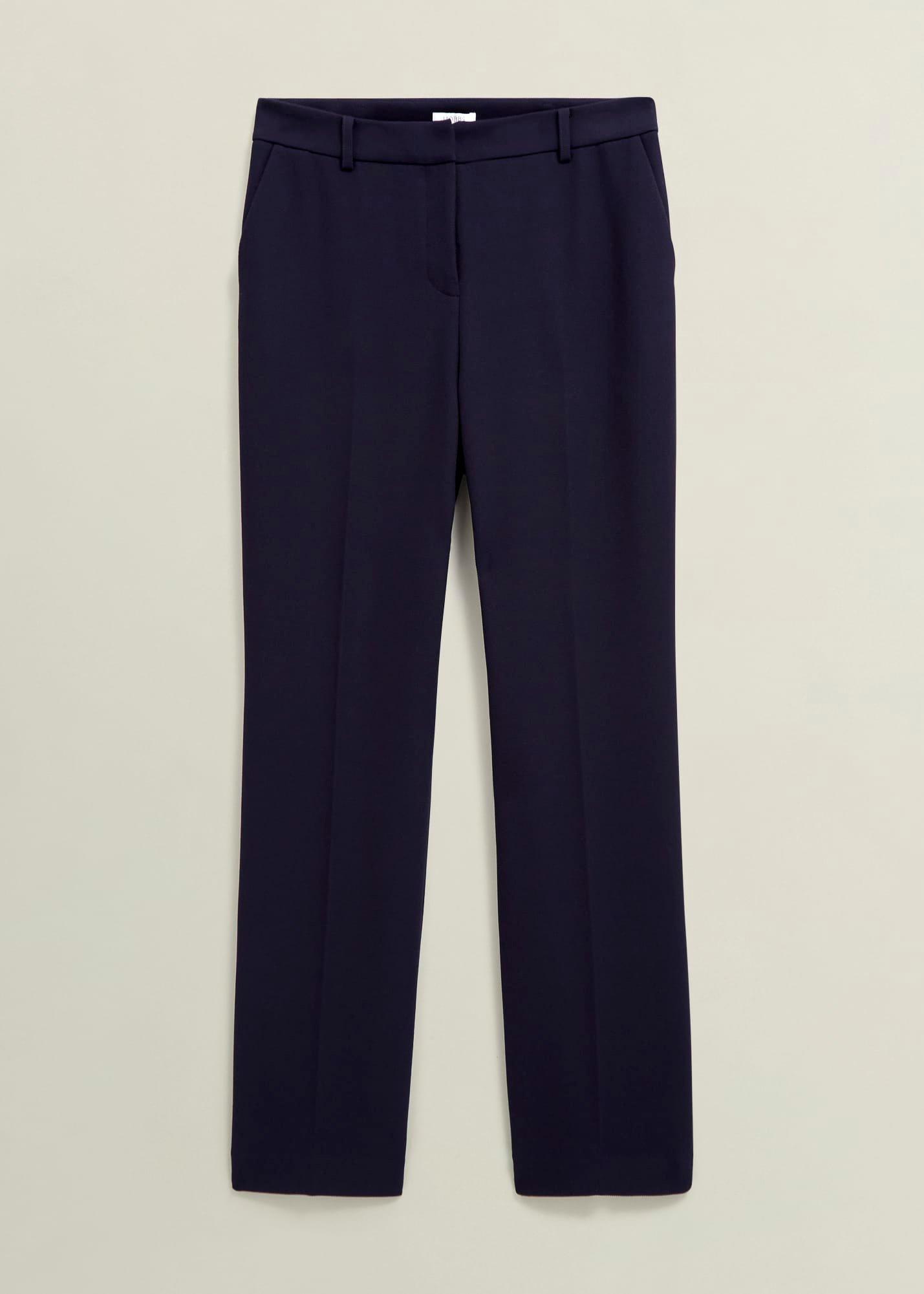 Aly Straight Trousers, Navy, hi-res
