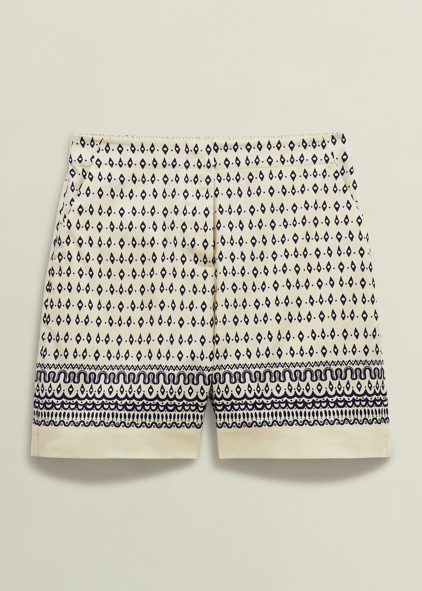 Suri Shorts, Cream Navy, hi-res