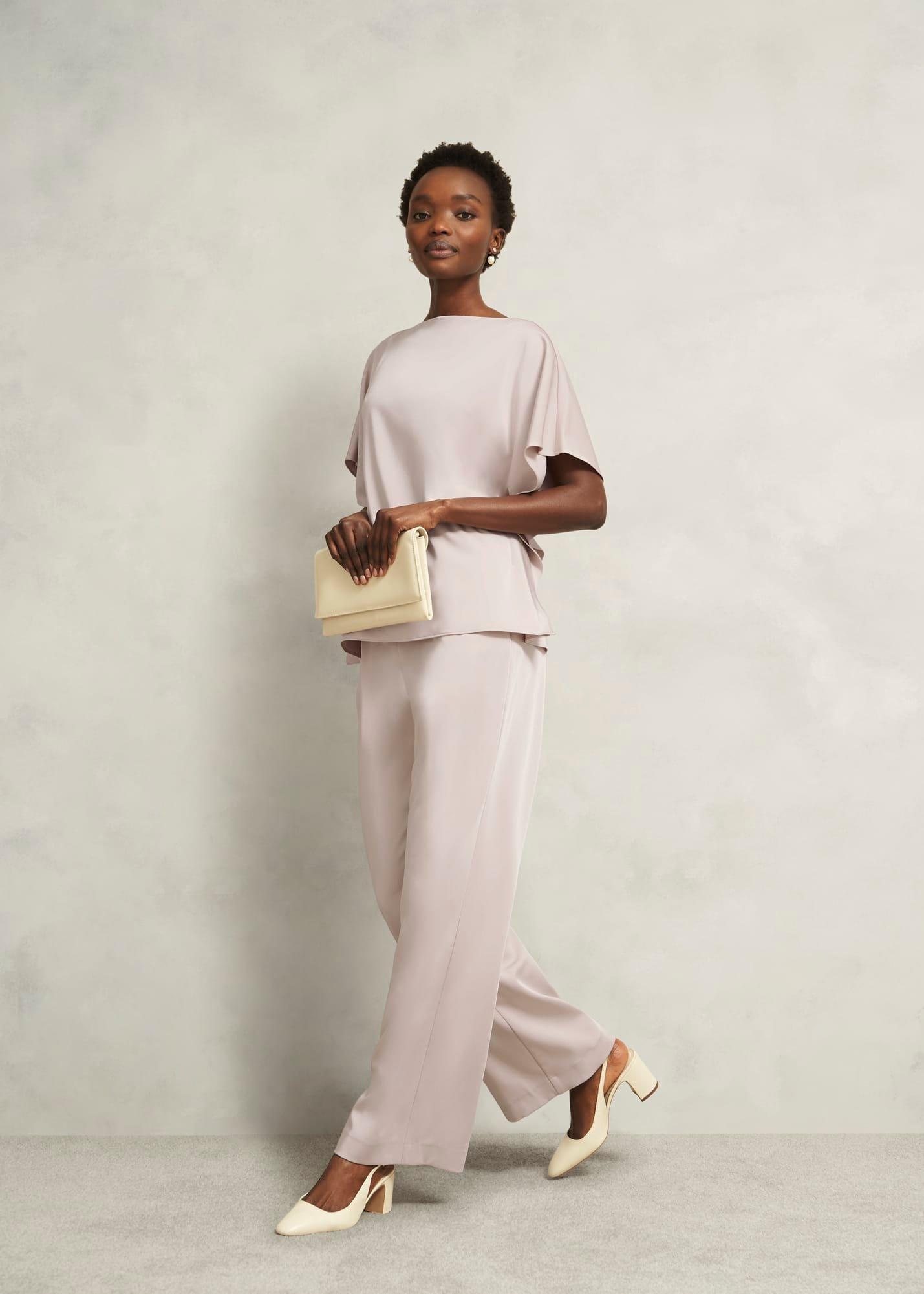 Delora Trousers, Oyster, hi-res