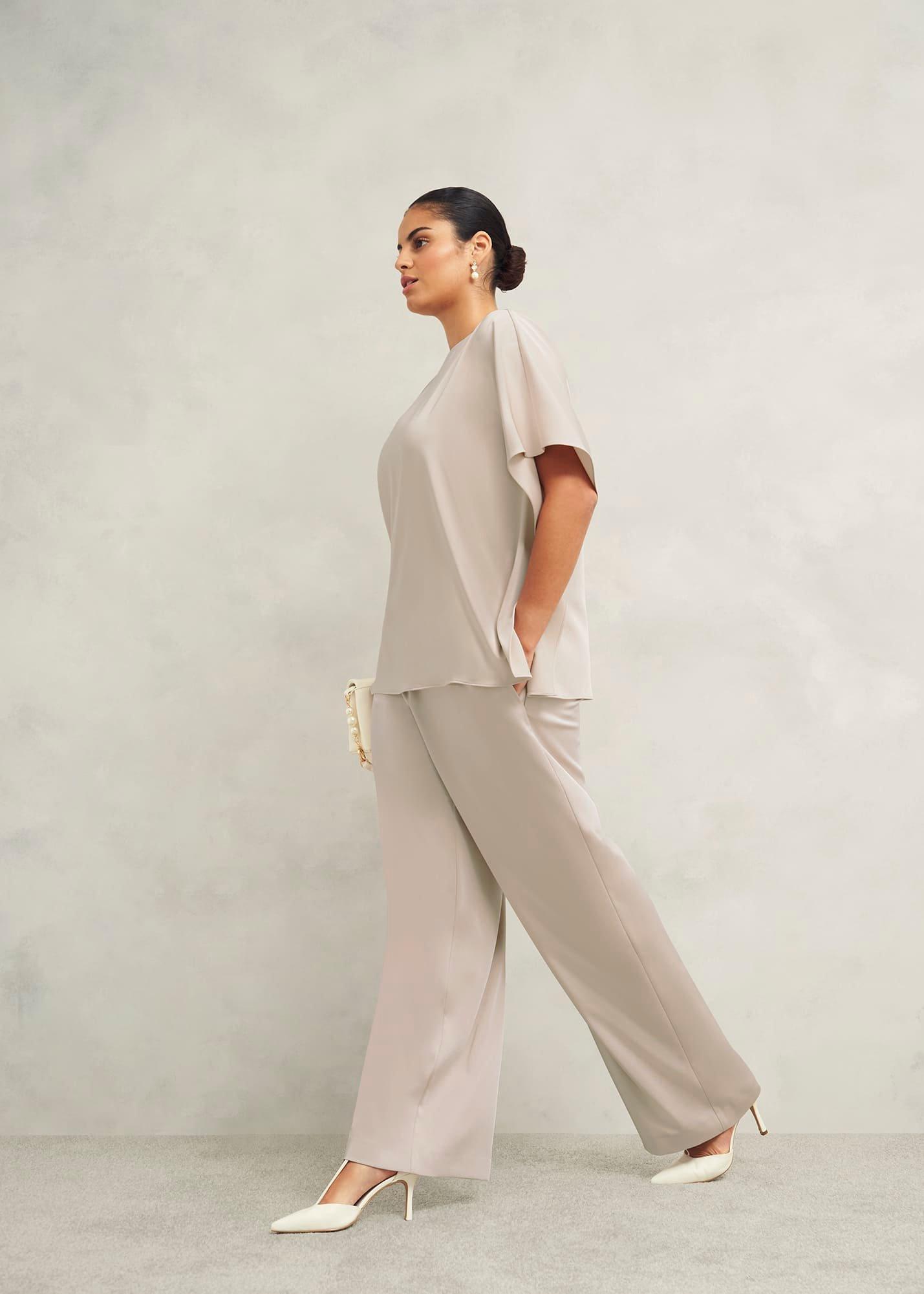 Delora Trousers, Oyster, hi-res