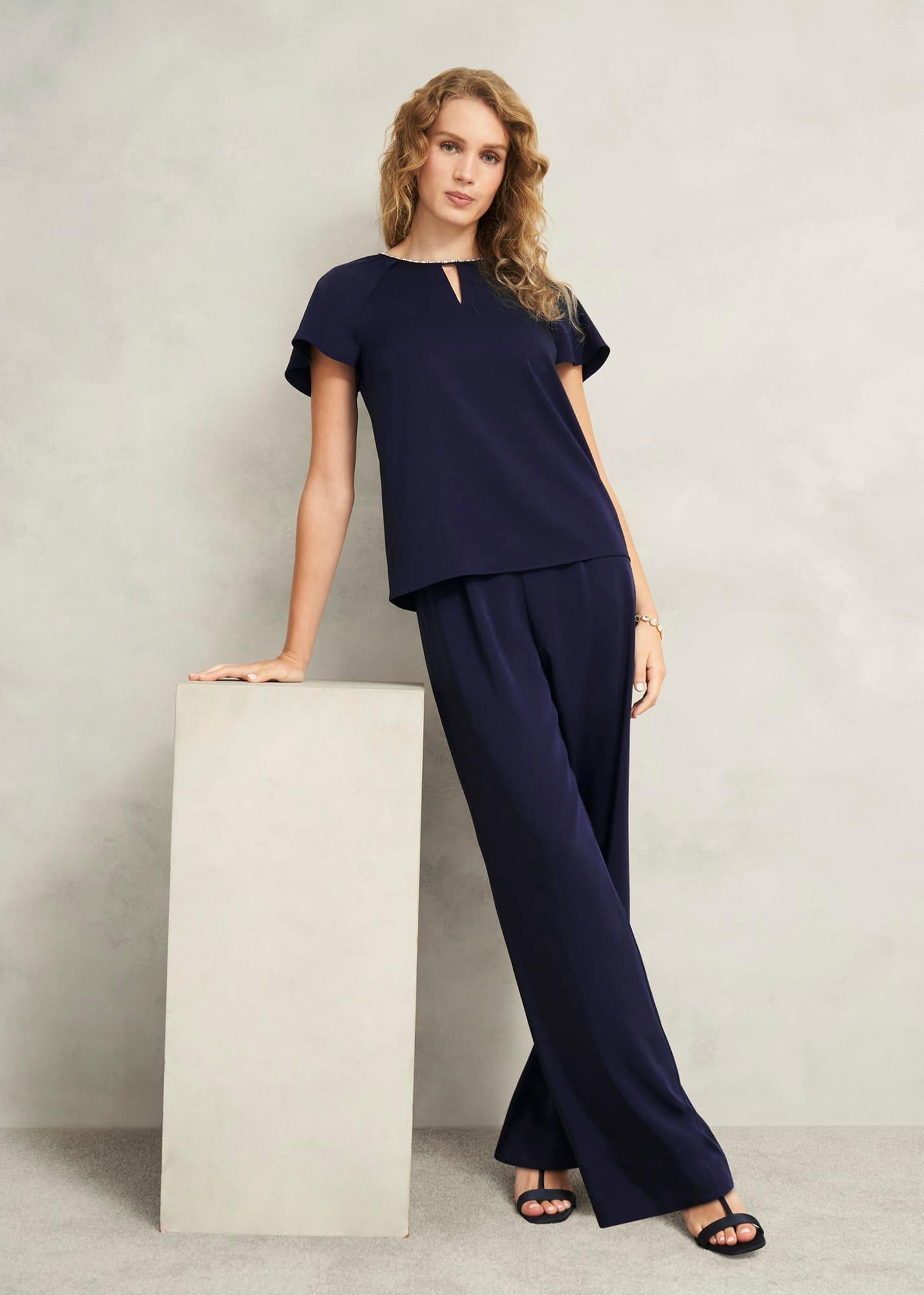 Delora Trousers, Midnight, hi-res