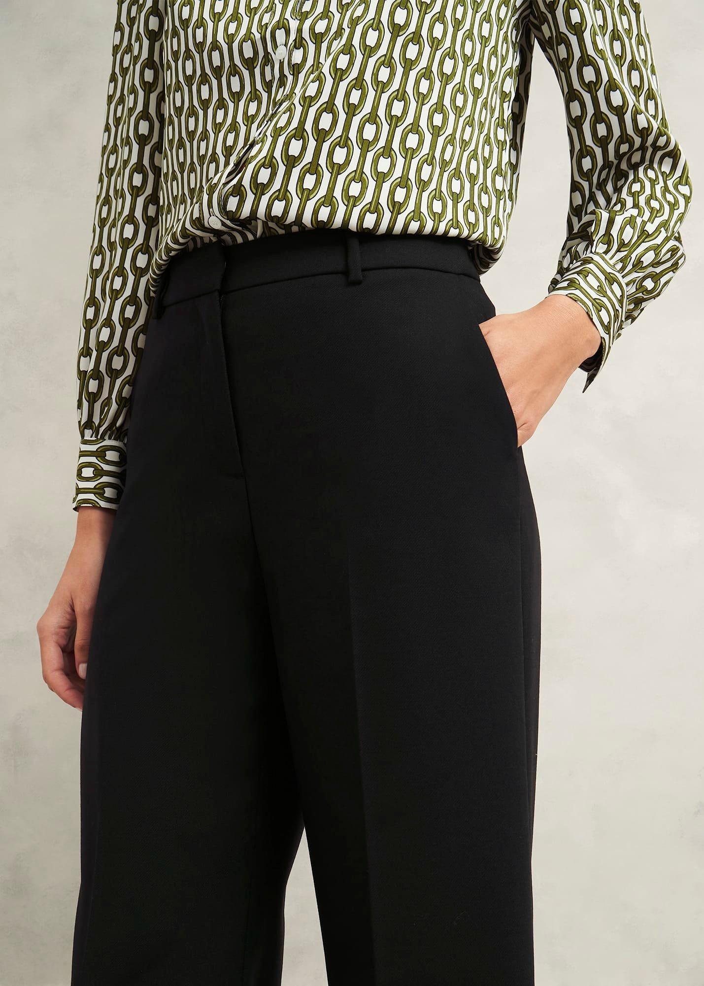 Casey Trousers With Wool, Black, hi-res