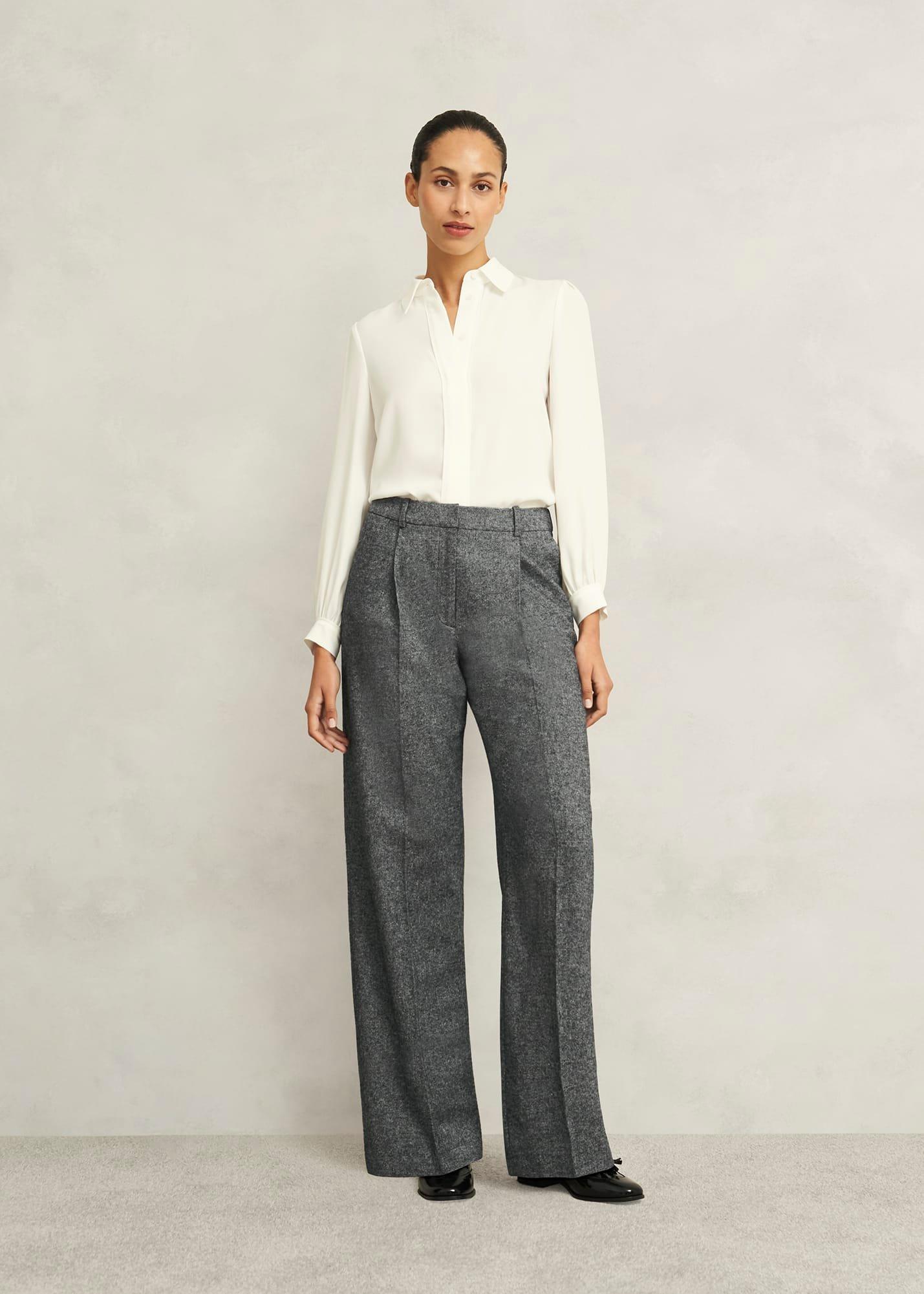 Emelie Wide Trousers With Wool