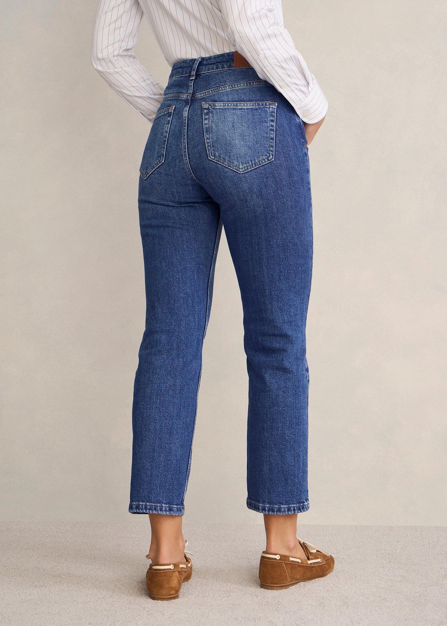 Shea Straight Jeans, Mid Wash, hi-res