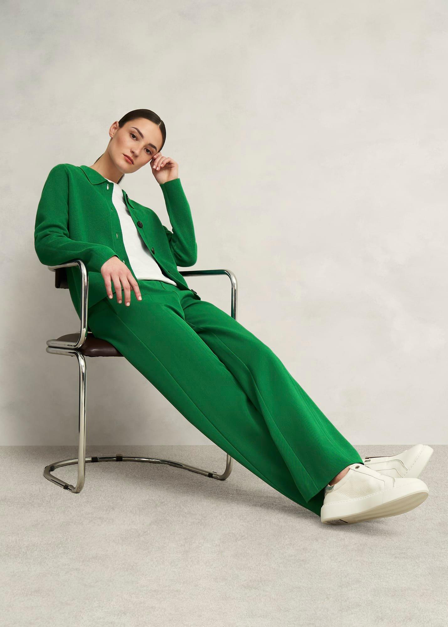 Marina Travel Trousers, Verdant Green, hi-res