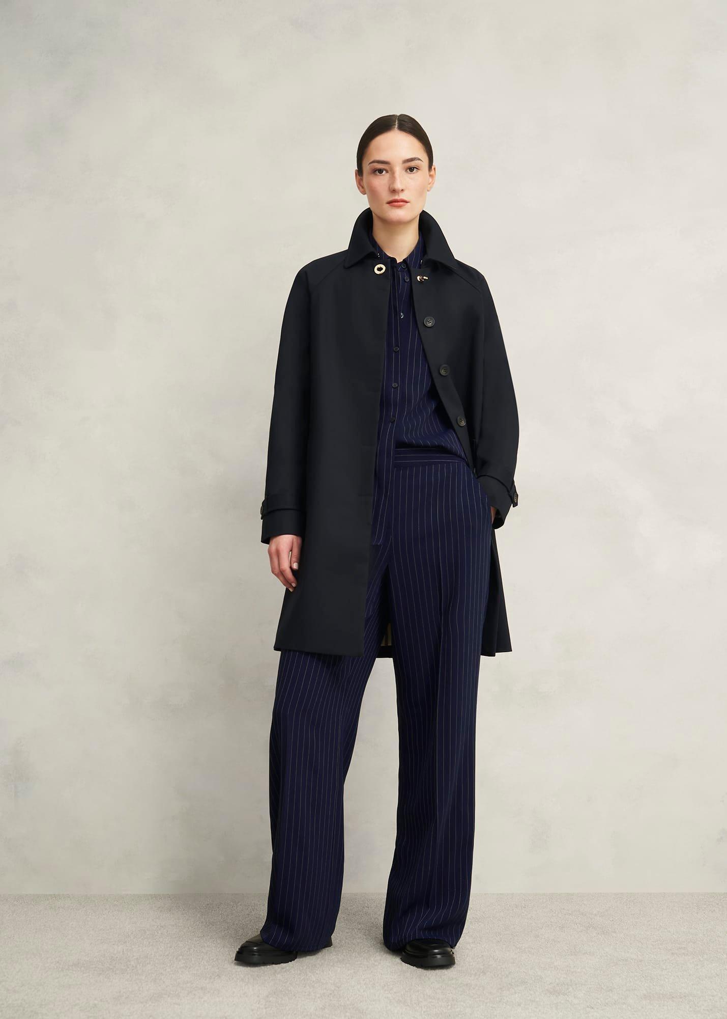 Hadley Pinstripe Trousers, Midnight Ivory, hi-res