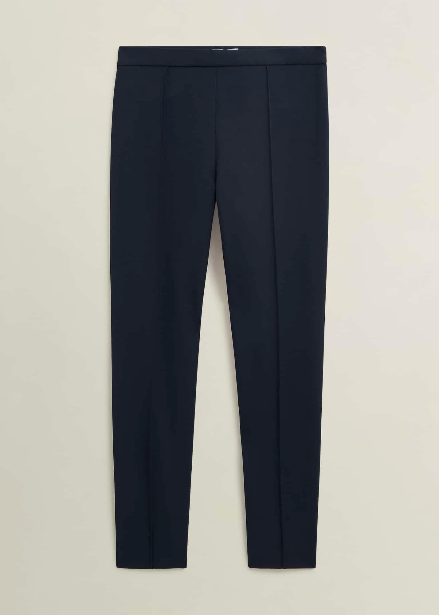 Lexi Slim Travel Trousers, Navy, hi-res