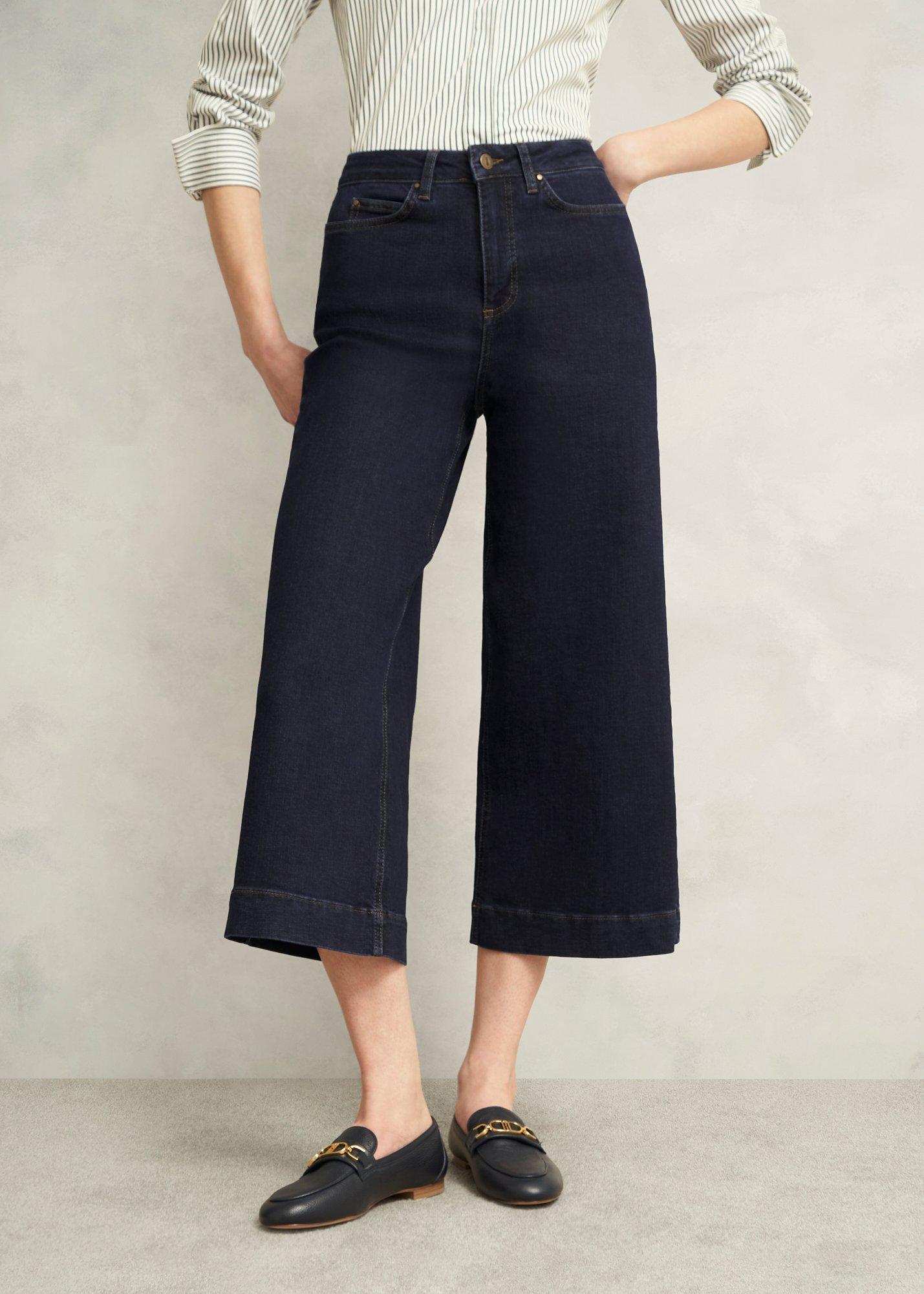 Brinley Crop Wide Leg Jeans, Indigo, hi-res