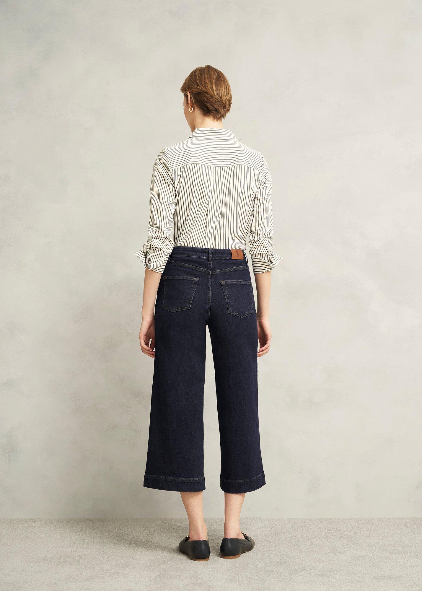 Brinley Crop Wide Leg Jeans, Indigo, hi-res